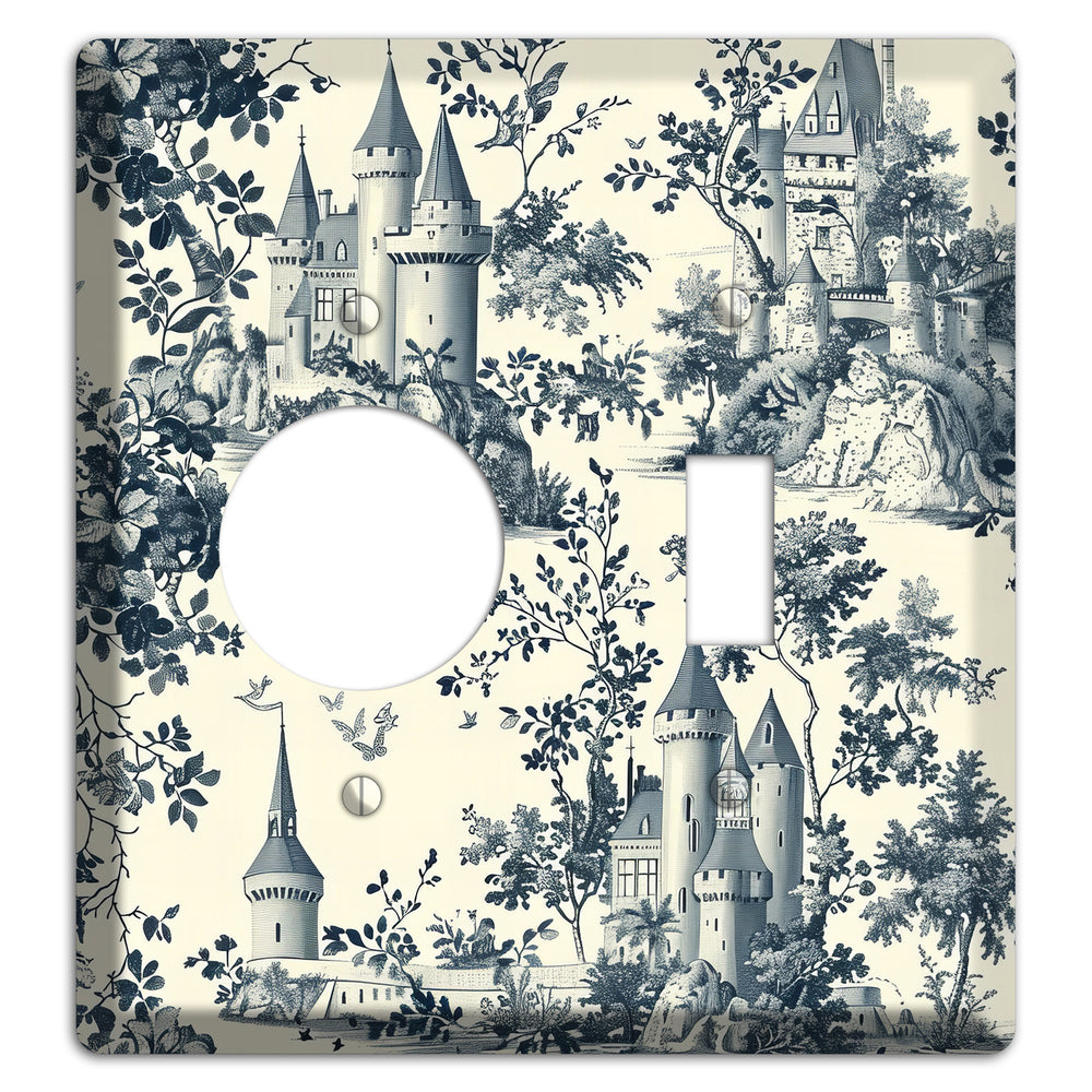 Castle & Crown Receptacle / Toggle Wallplate