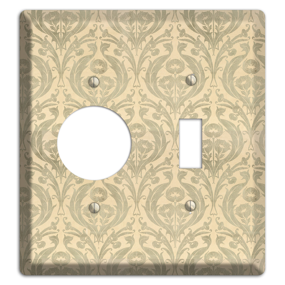 Whispered Thistle Receptacle / Toggle Wallplate