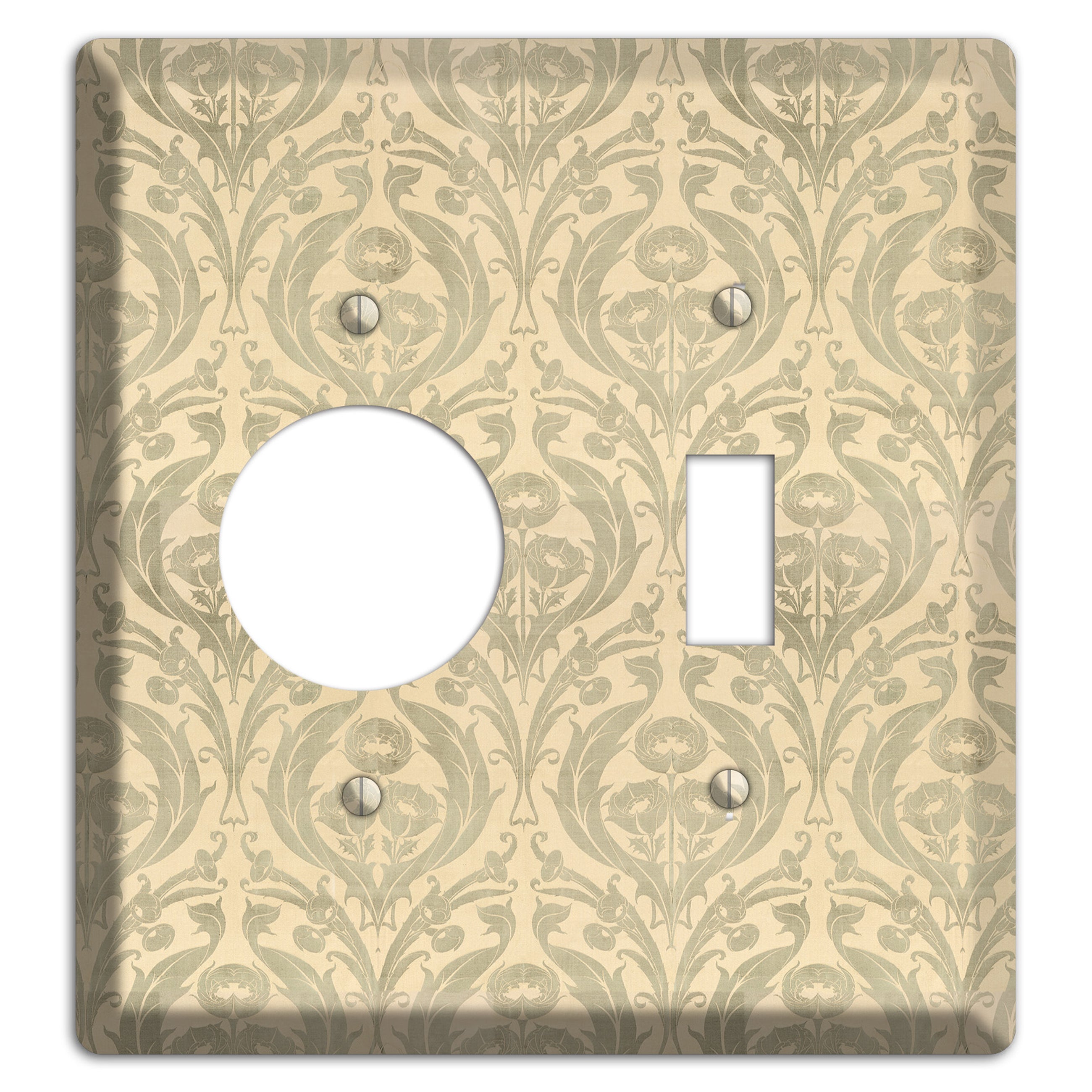 Whispered Thistle Receptacle / Toggle Wallplate