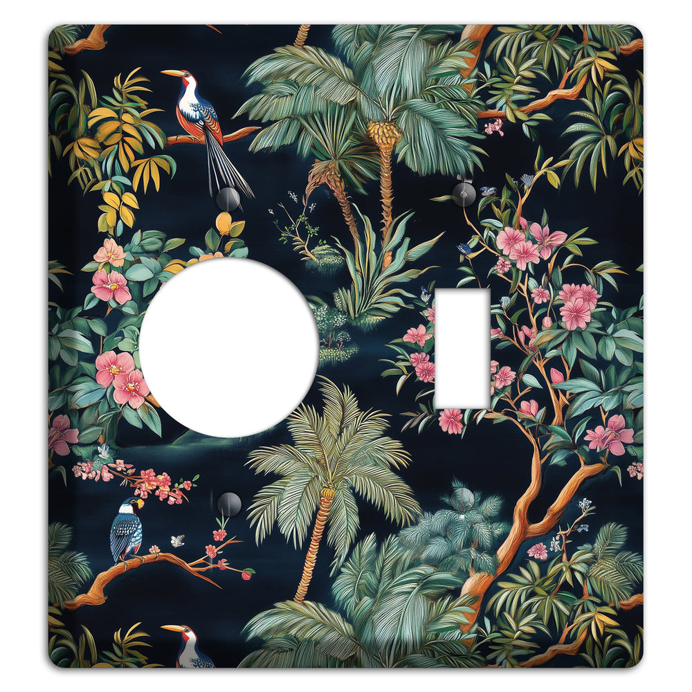 Jungle Nocturne Receptacle / Toggle Wallplate