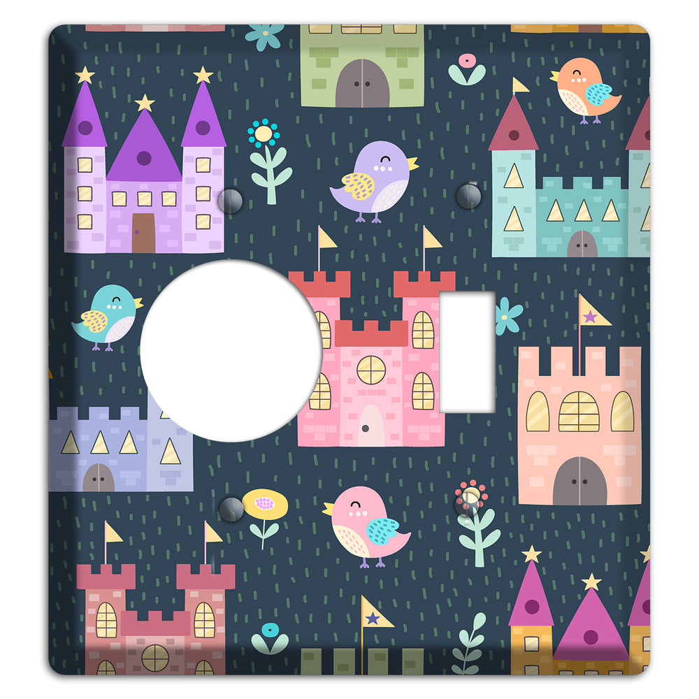 Castle Garden Receptacle / Toggle Wallplate