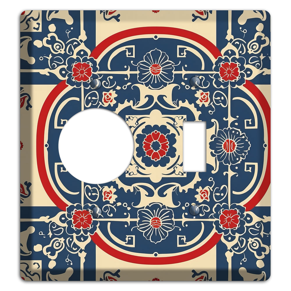 Imperial Medallion Court Receptacle / Toggle Wallplate
