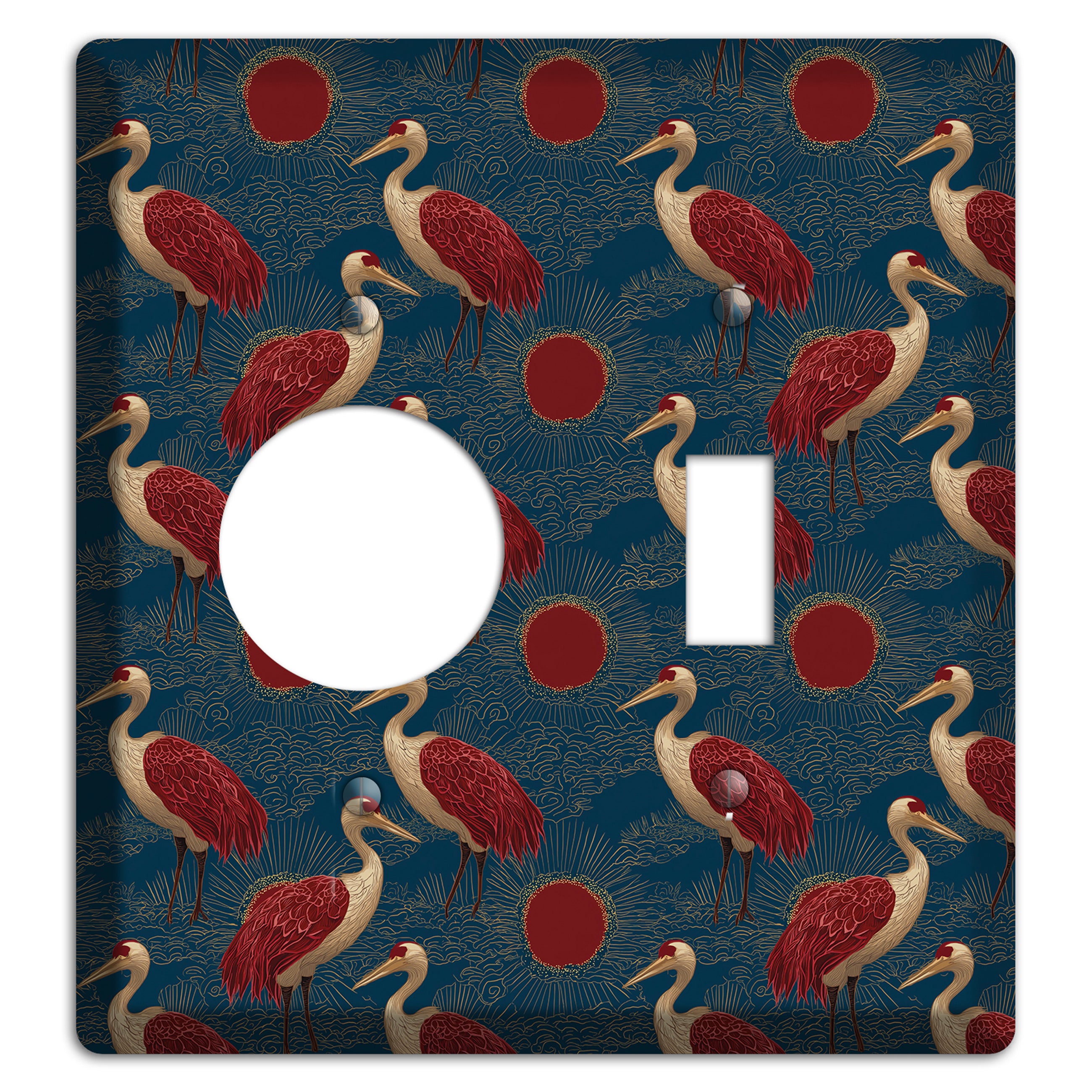 Indigo Sun Vigil Receptacle / Toggle Wallplate