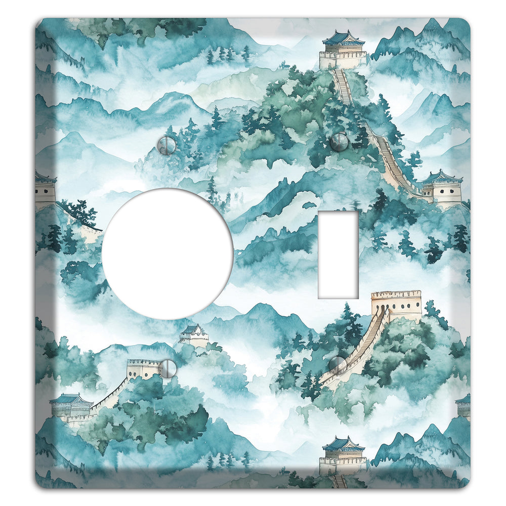 Watchtower in Mist Receptacle / Toggle Wallplate
