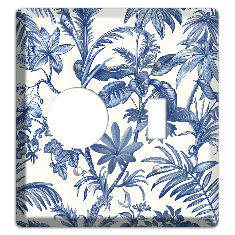 Tropic Indigo Reverie Receptacle / Toggle Wallplate