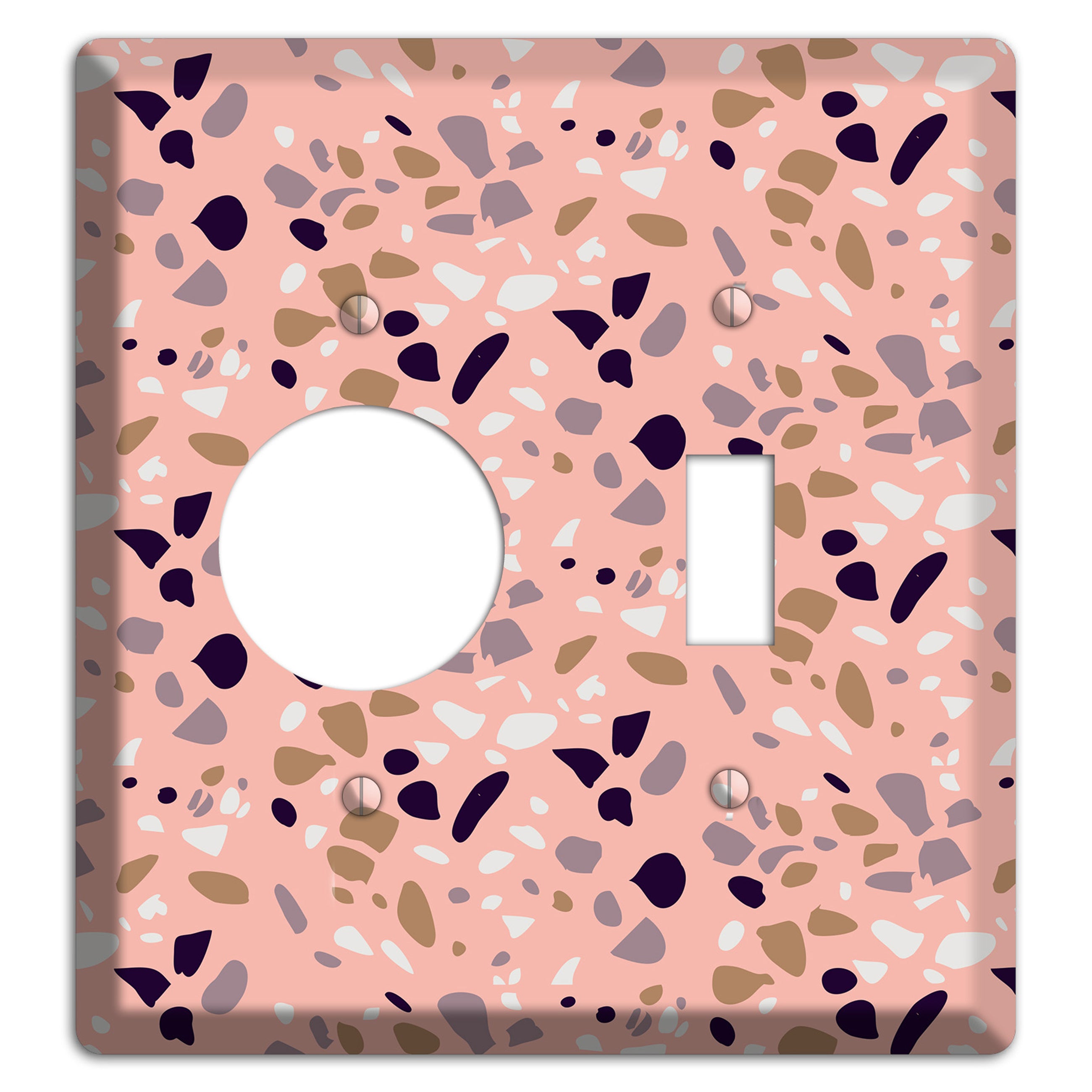 Petal Scatter Receptacle / Toggle Wallplate
