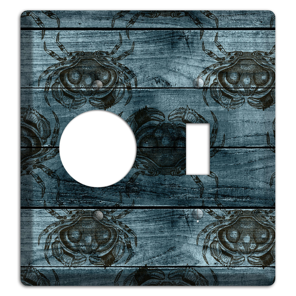 Crabby Waters Receptacle / Toggle Wallplate