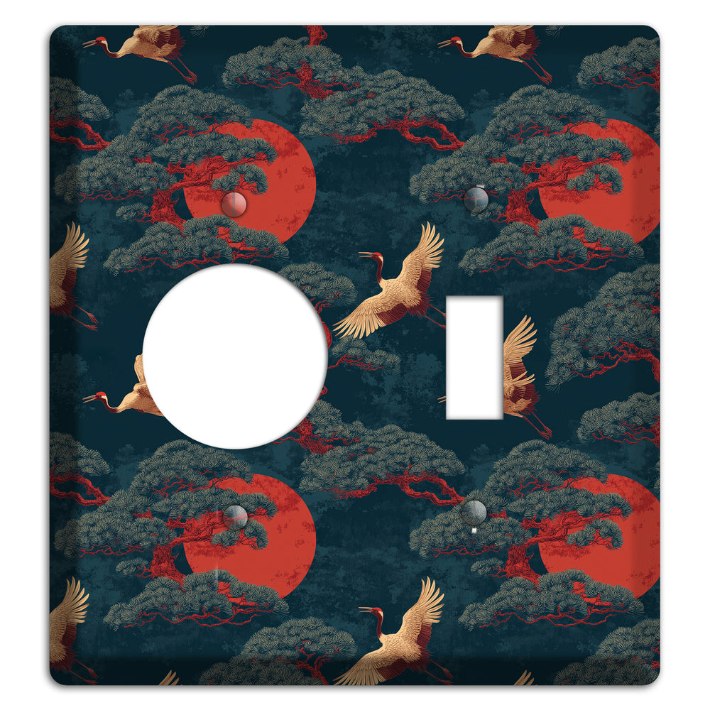 Vermillion Moon Ascent Receptacle / Toggle Wallplate