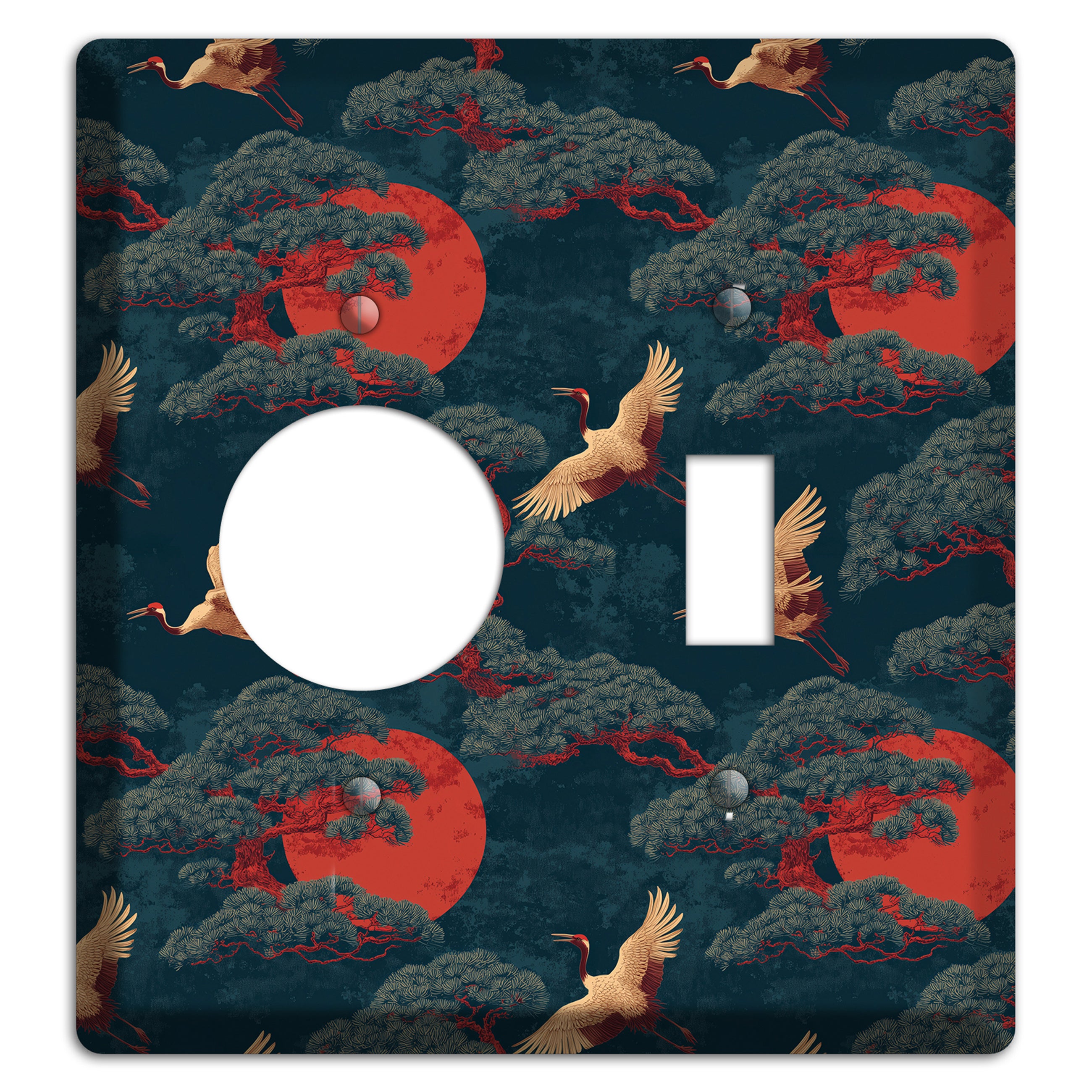 Vermillion Moon Ascent Receptacle / Toggle Wallplate