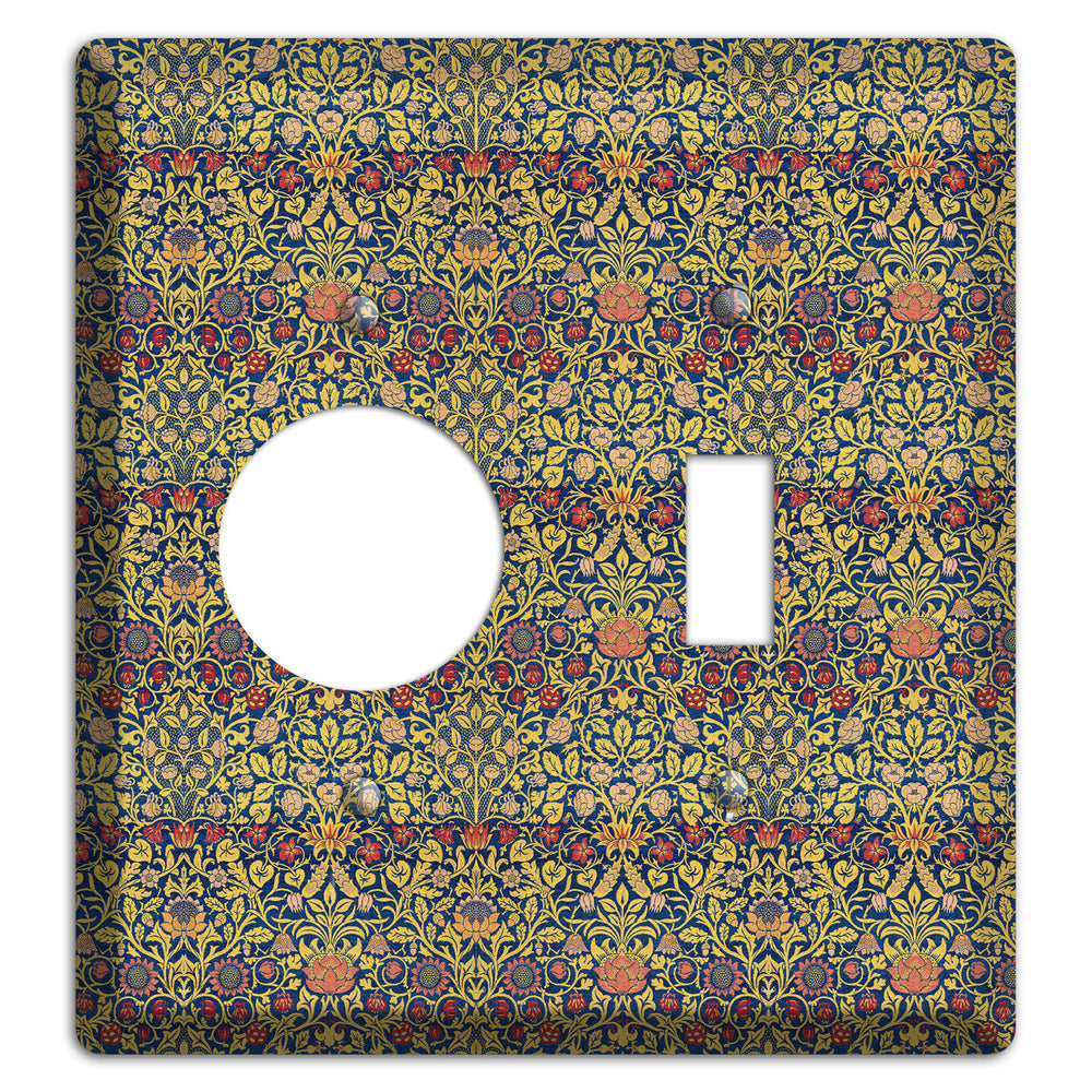 Orchard Garden Stripe Receptacle / Toggle Wallplate