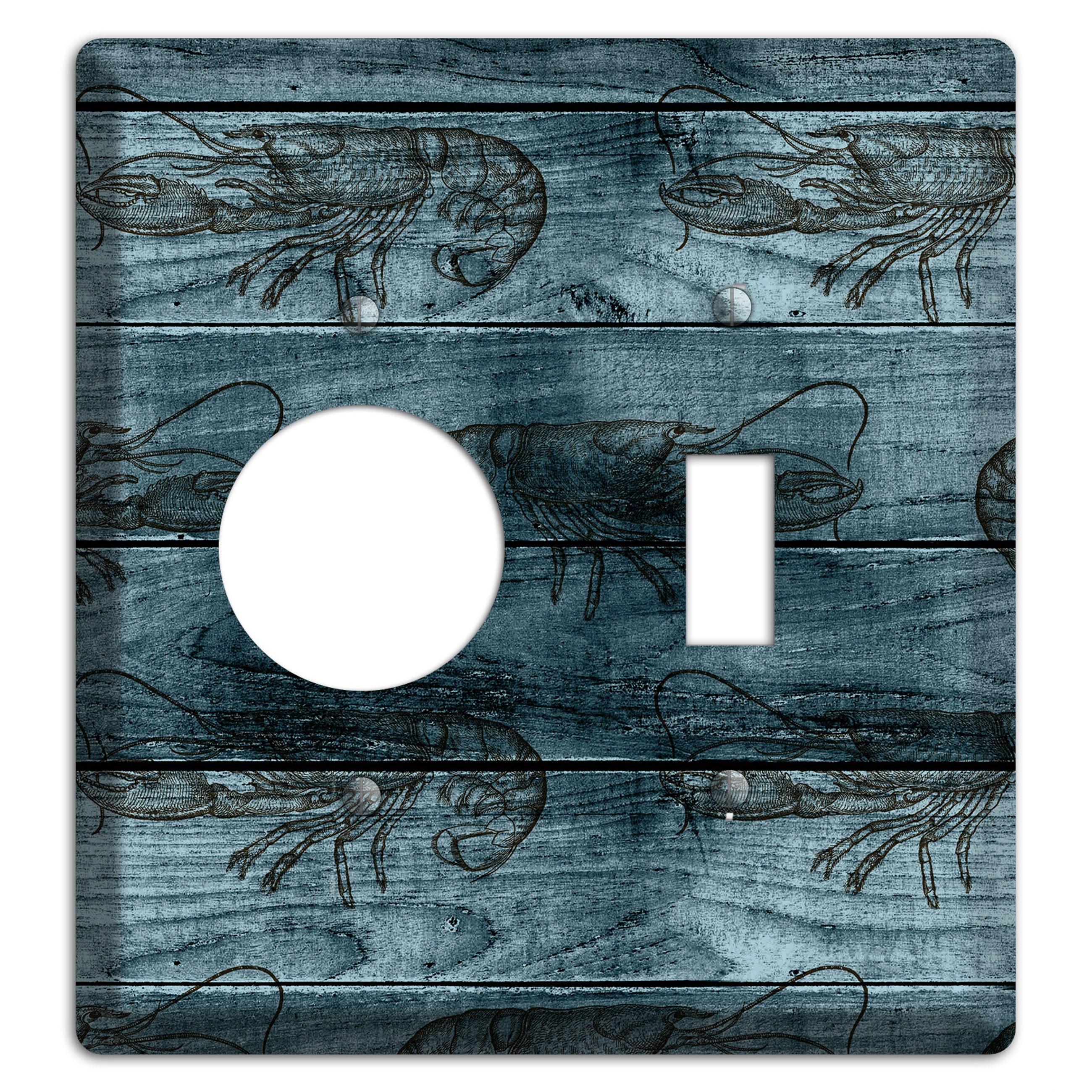Lobster Ledger Receptacle / Toggle Wallplate