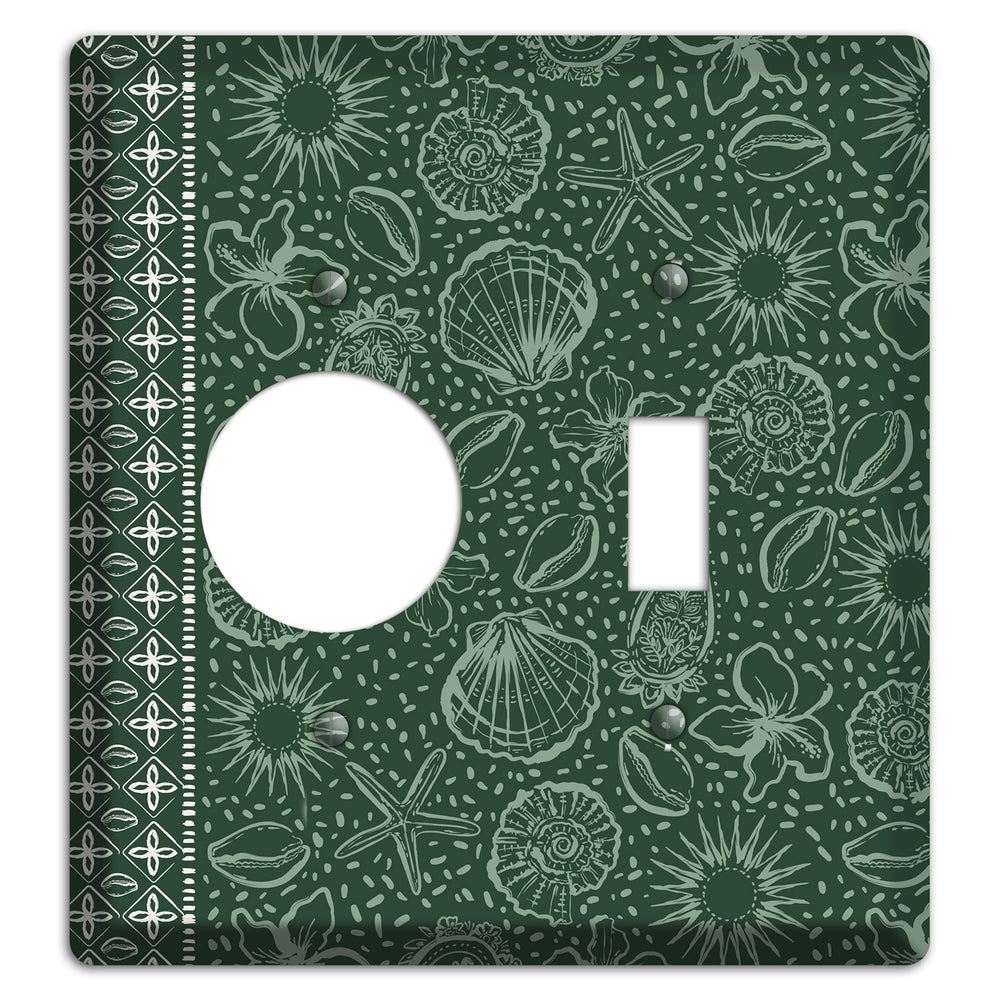 Emerald Tide Reliquary Receptacle / Toggle Wallplate
