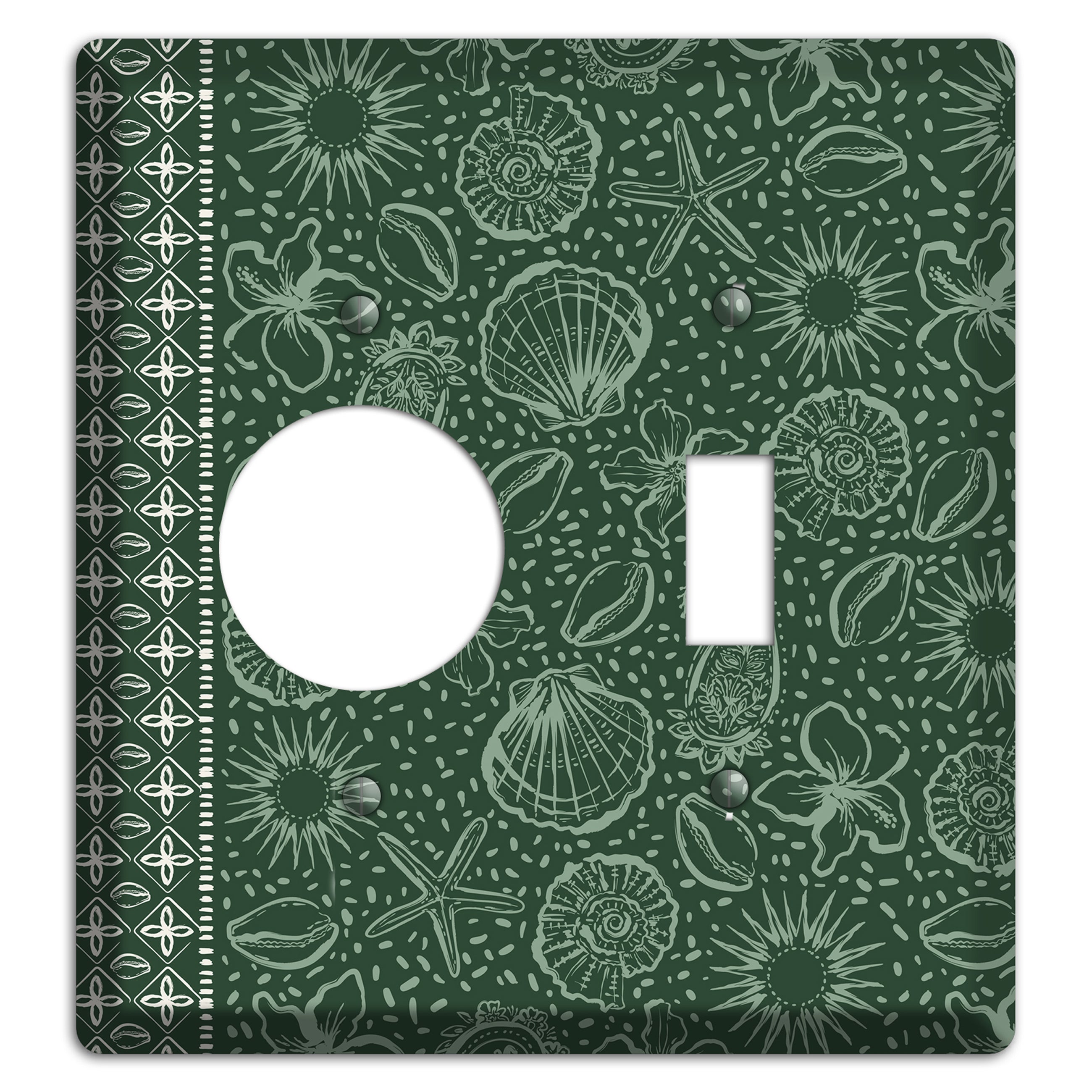 Emerald Tide Reliquary Receptacle / Toggle Wallplate