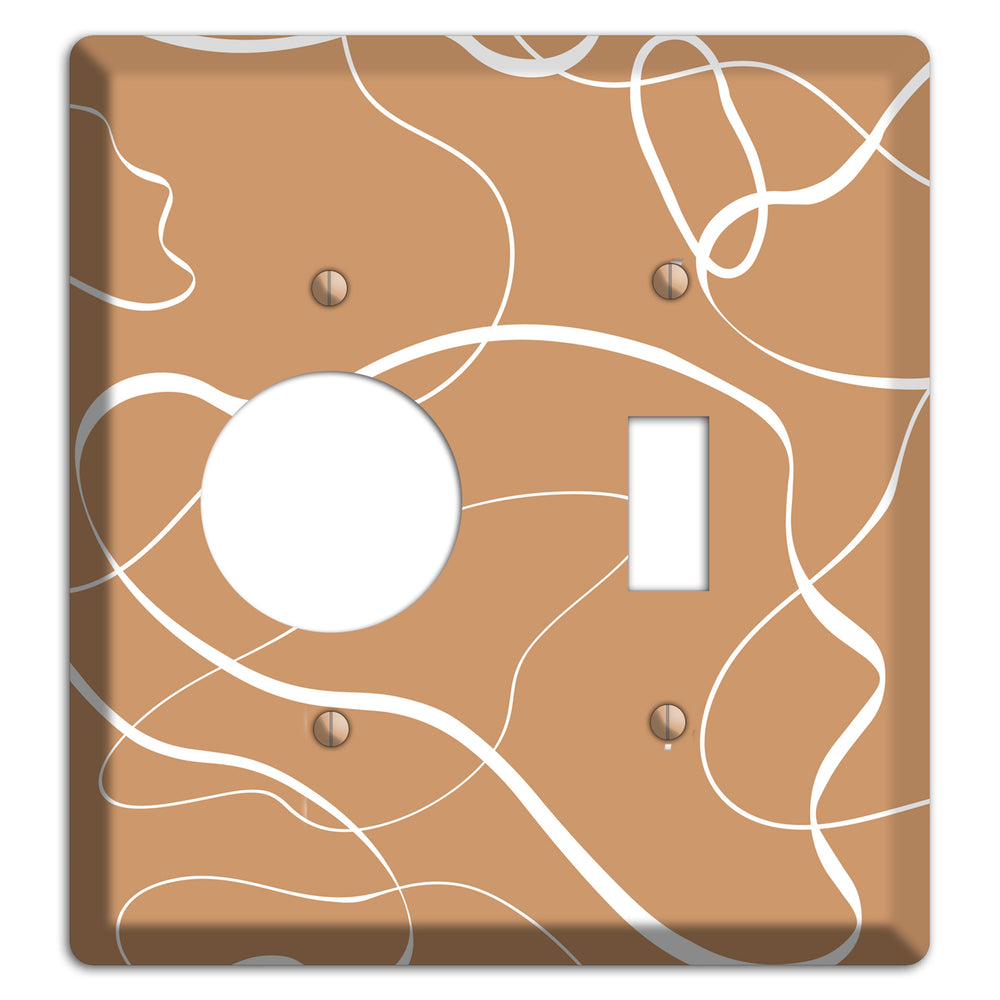 Wandering Thread Receptacle / Toggle Wallplate