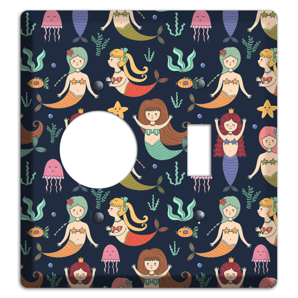 Mermaid Lagoon Party Receptacle / Toggle Wallplate