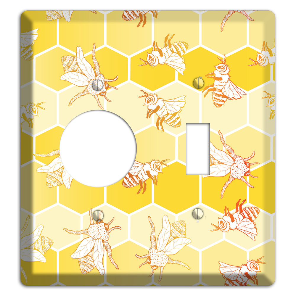 Hive & Flutter Receptacle / Toggle Wallplate