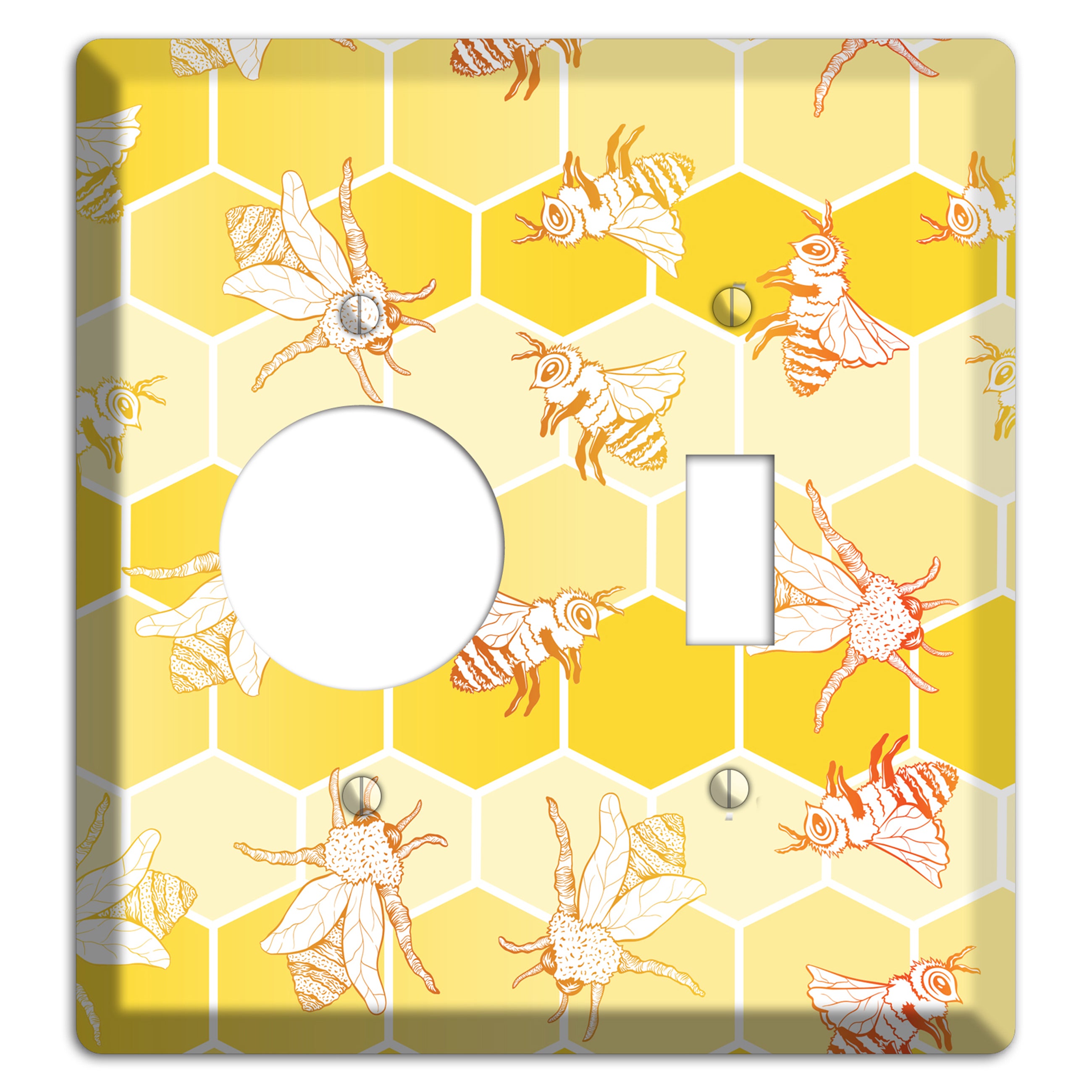Hive & Flutter Receptacle / Toggle Wallplate