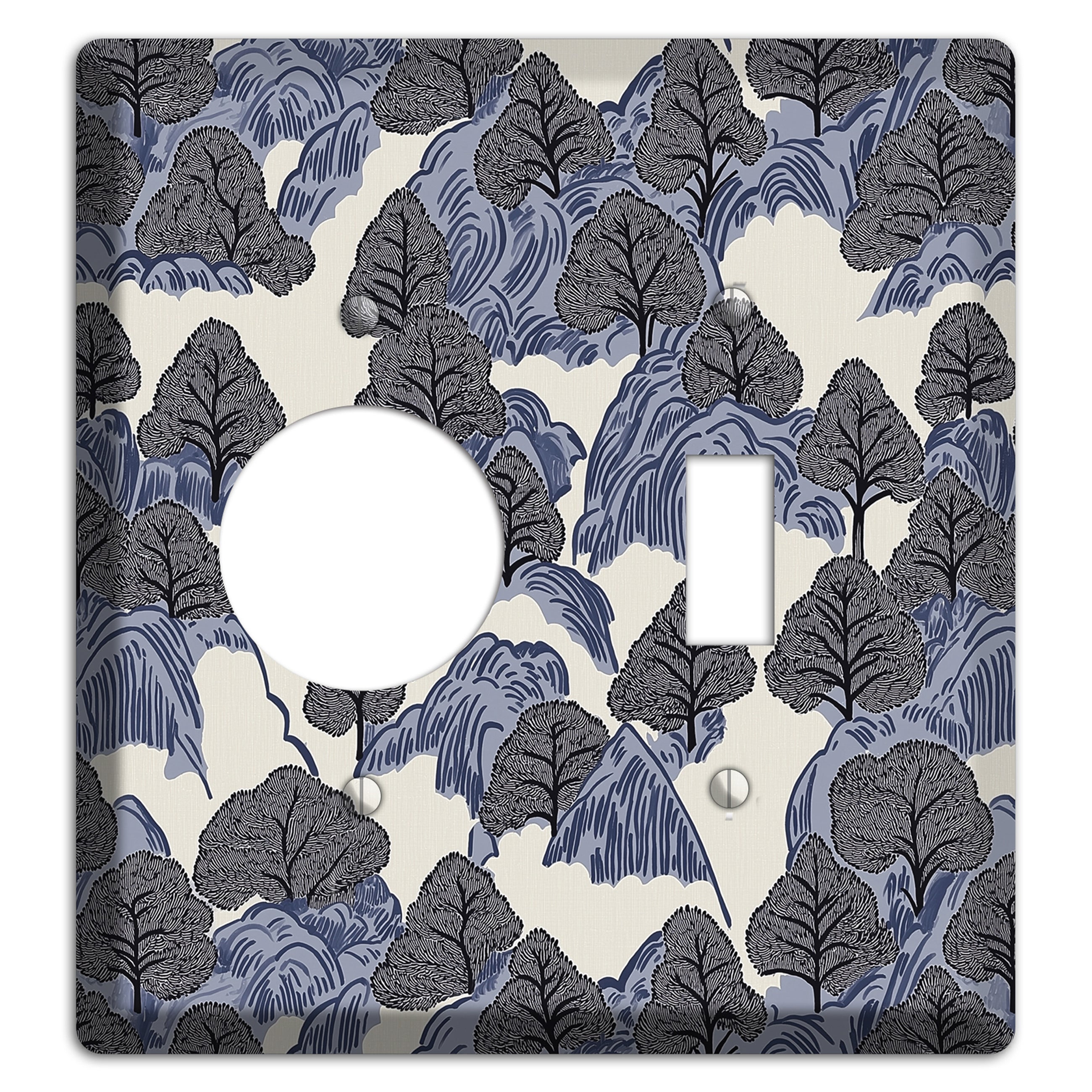 Thousand Pines Receptacle / Toggle Wallplate