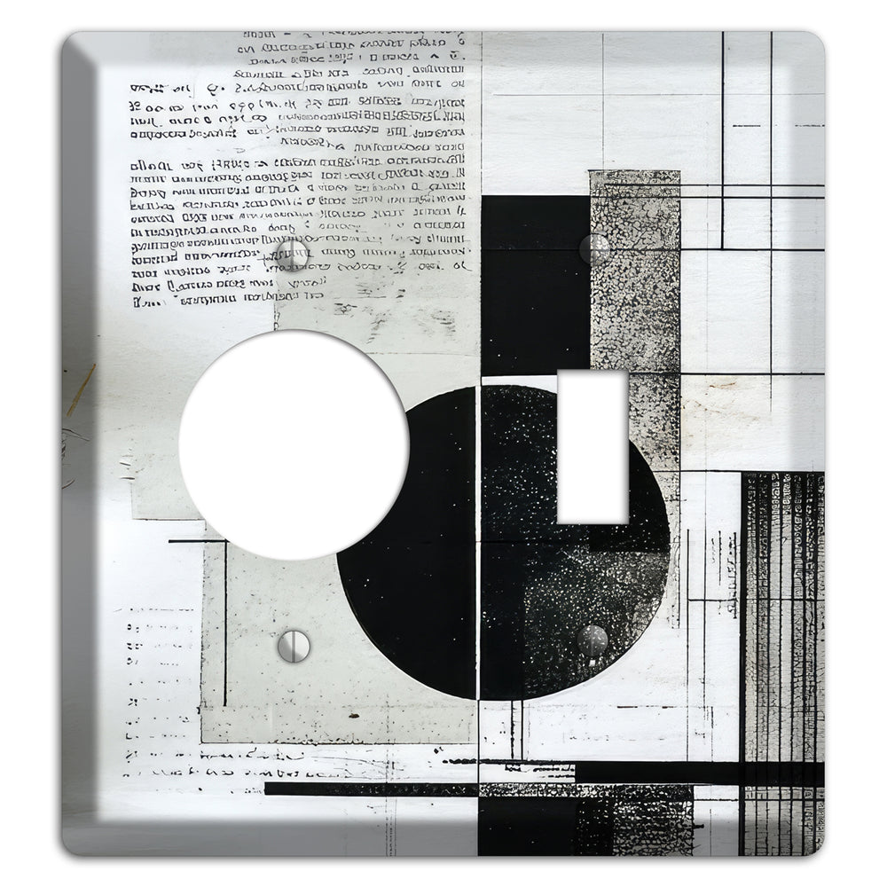 Cartographer's Dream Receptacle / Toggle Wallplate