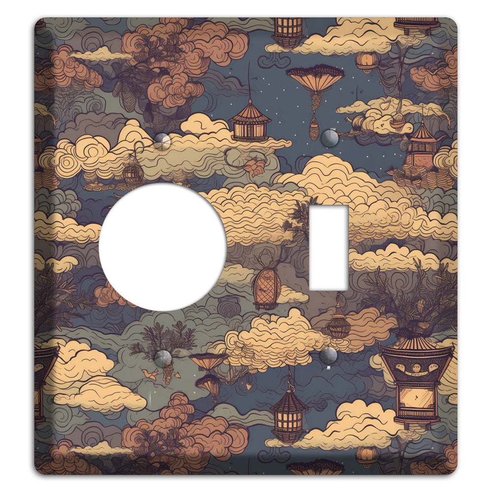 Lantern Sky Realm Receptacle / Toggle Wallplate