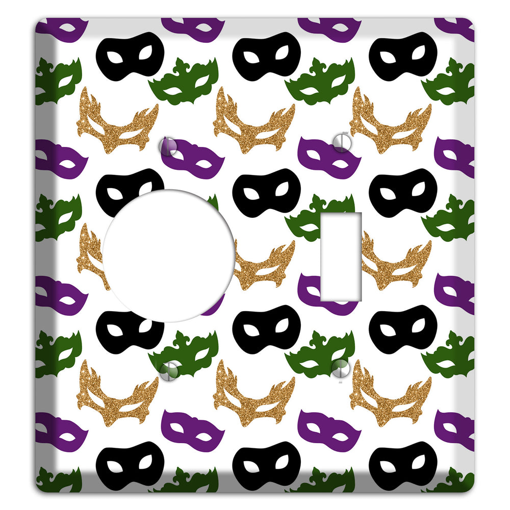 Masquerade Mosaic Receptacle / Toggle Wallplate