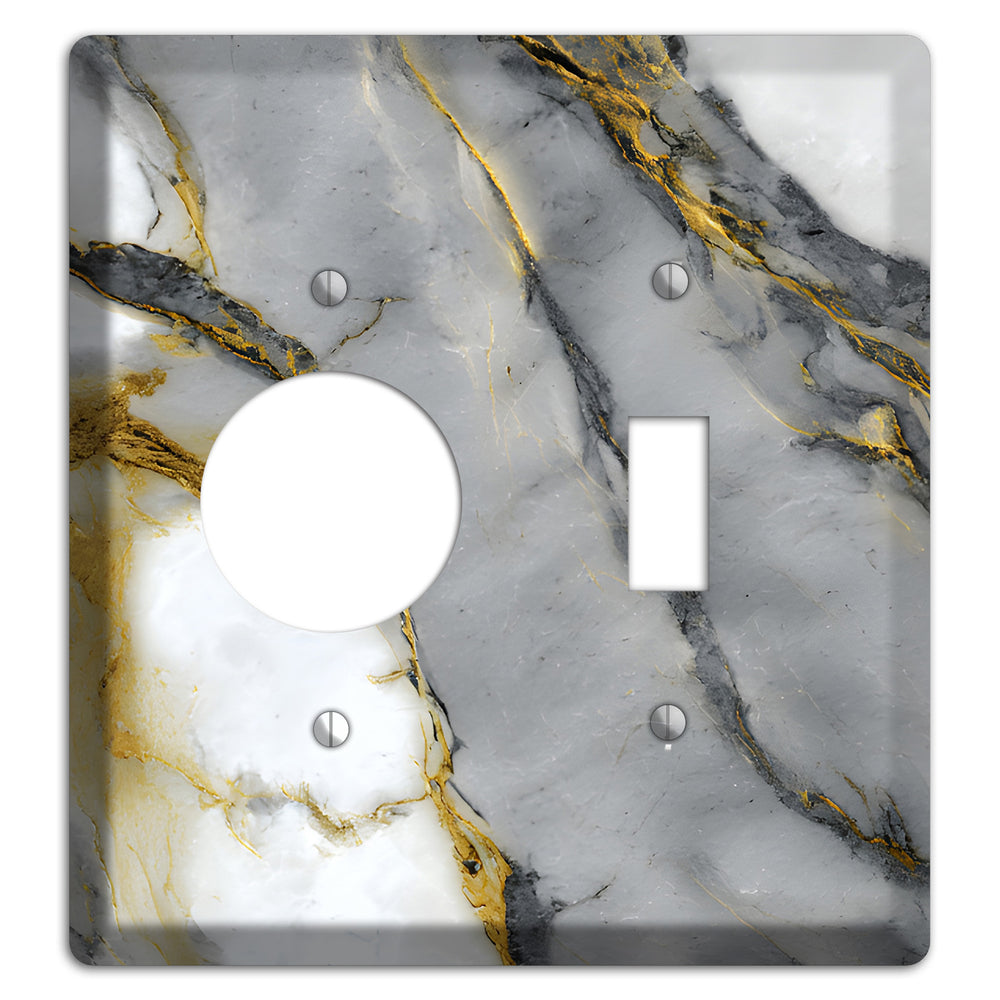 Finlandia Marble Receptacle / Toggle Wallplate