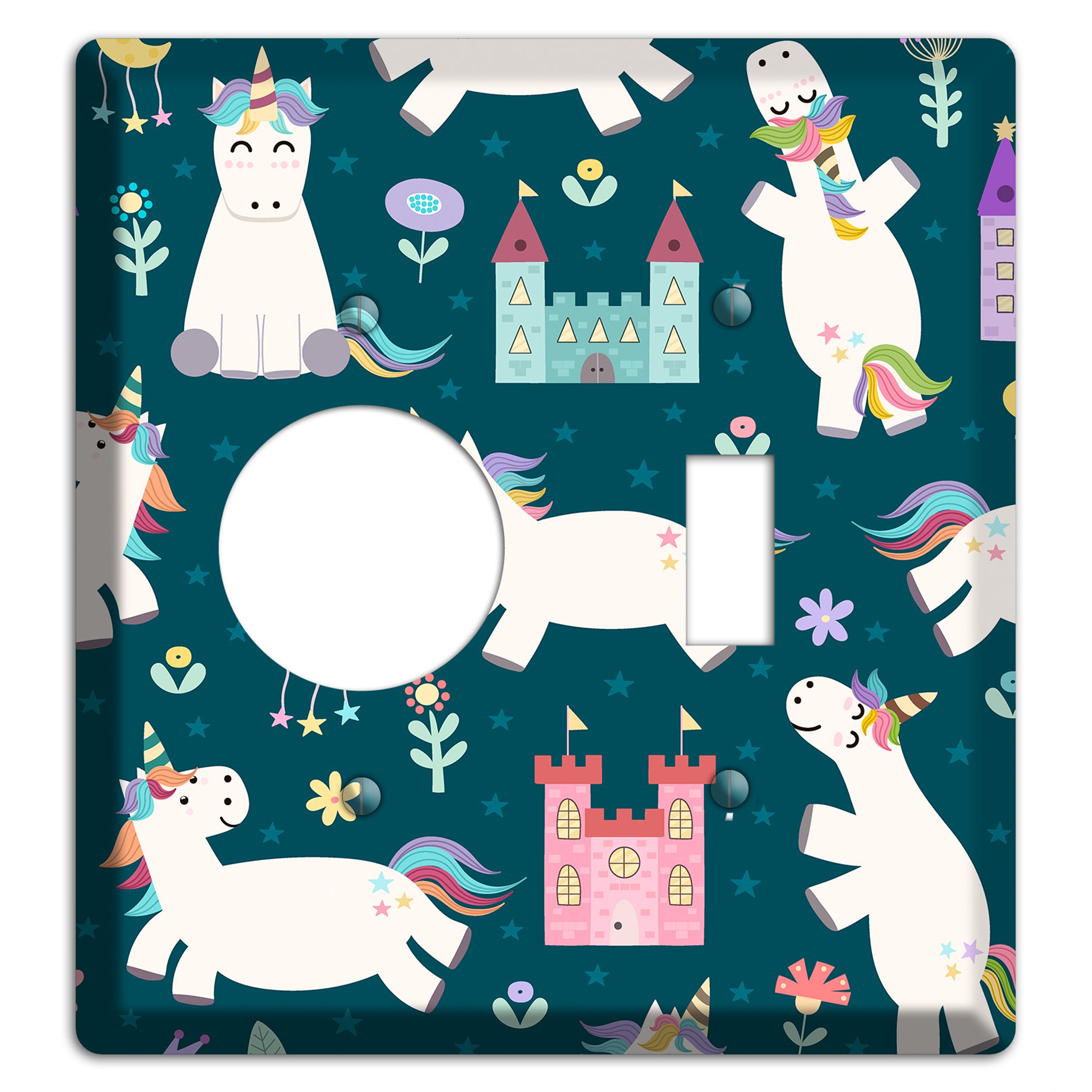 Unicorn Kingdom Receptacle / Toggle Wallplate