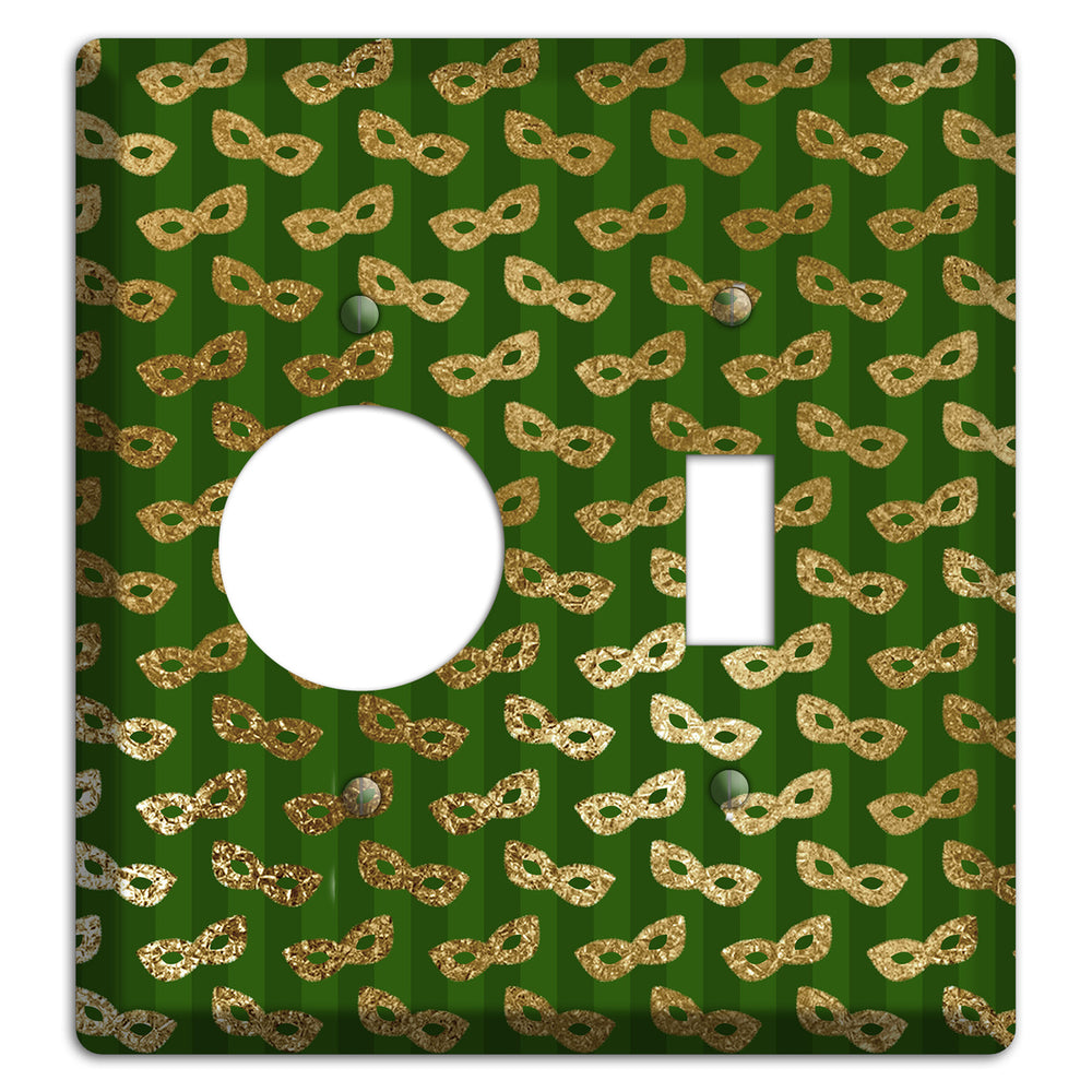 Golden Disguise Receptacle / Toggle Wallplate