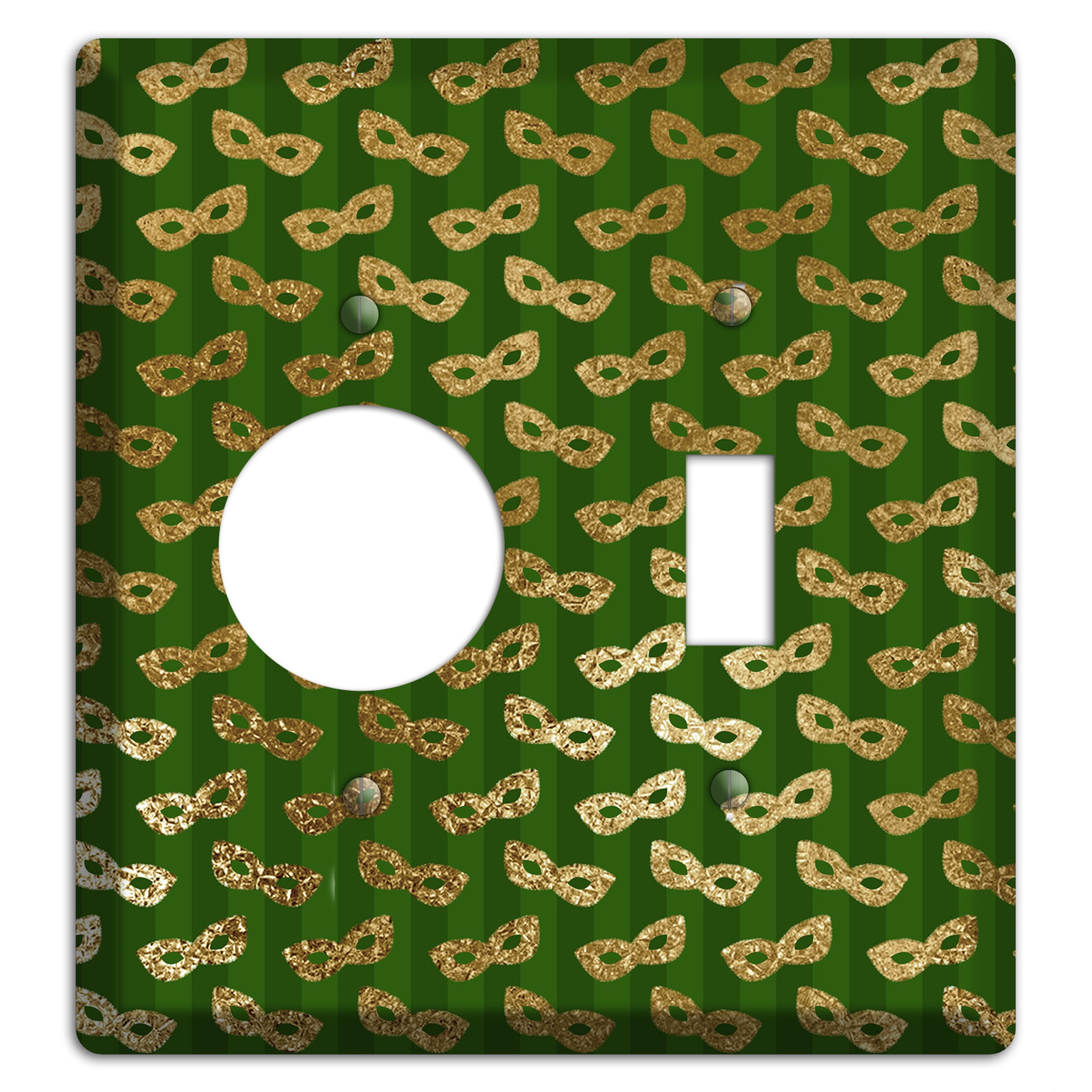 Golden Disguise Receptacle / Toggle Wallplate