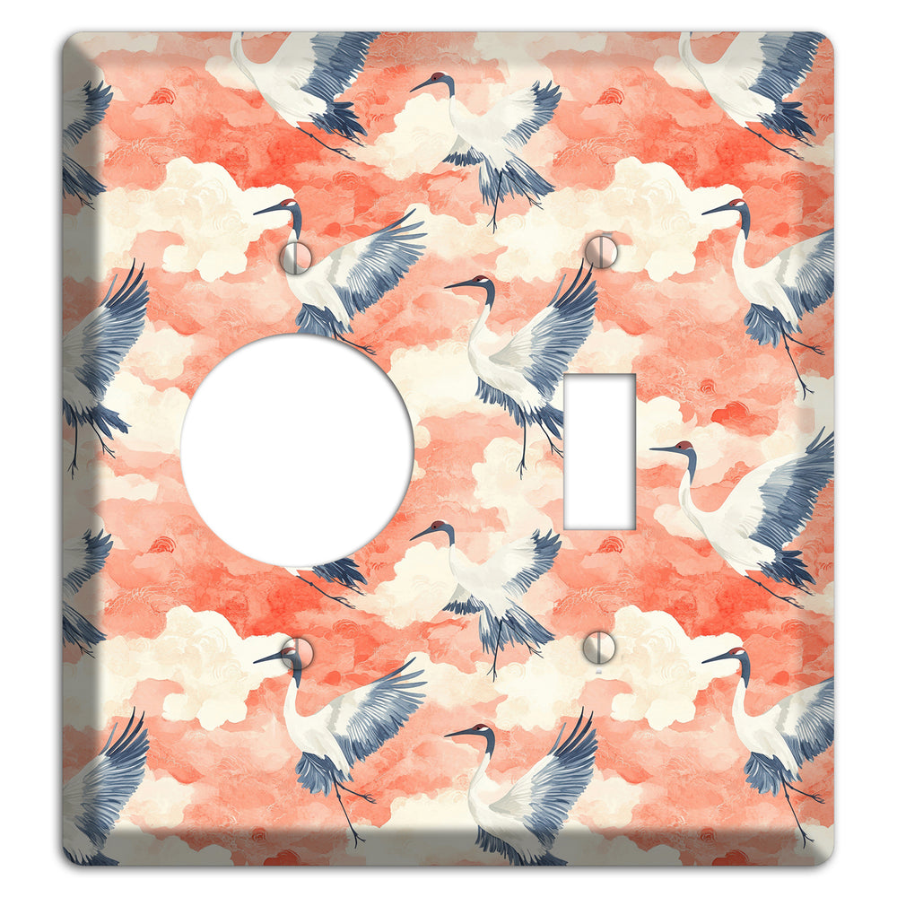 Coral Sky Migration Receptacle / Toggle Wallplate