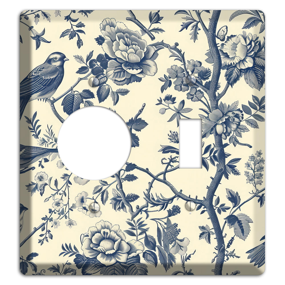 Garden Reverie Receptacle / Toggle Wallplate