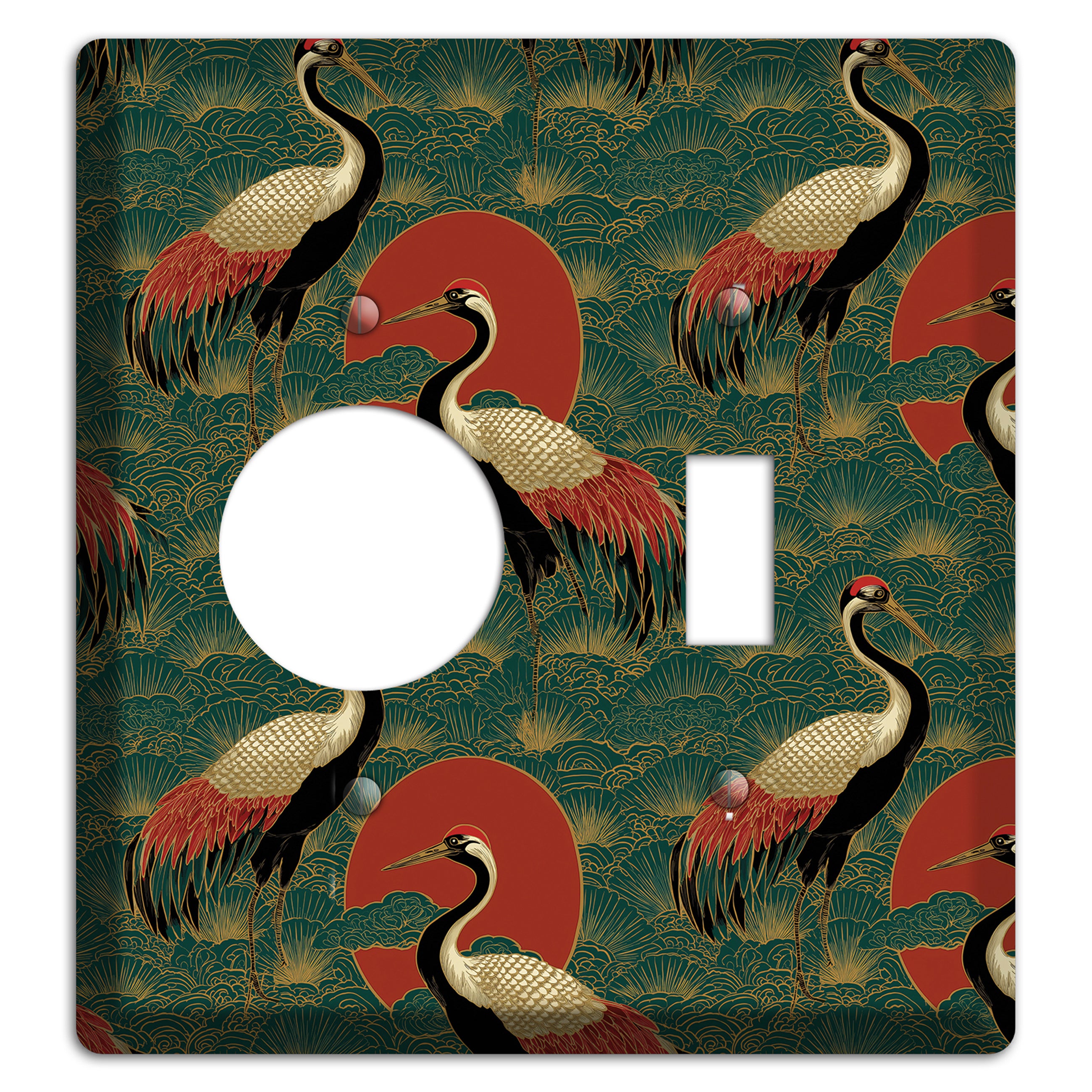 Jade Sun Sentinels Receptacle / Toggle Wallplate