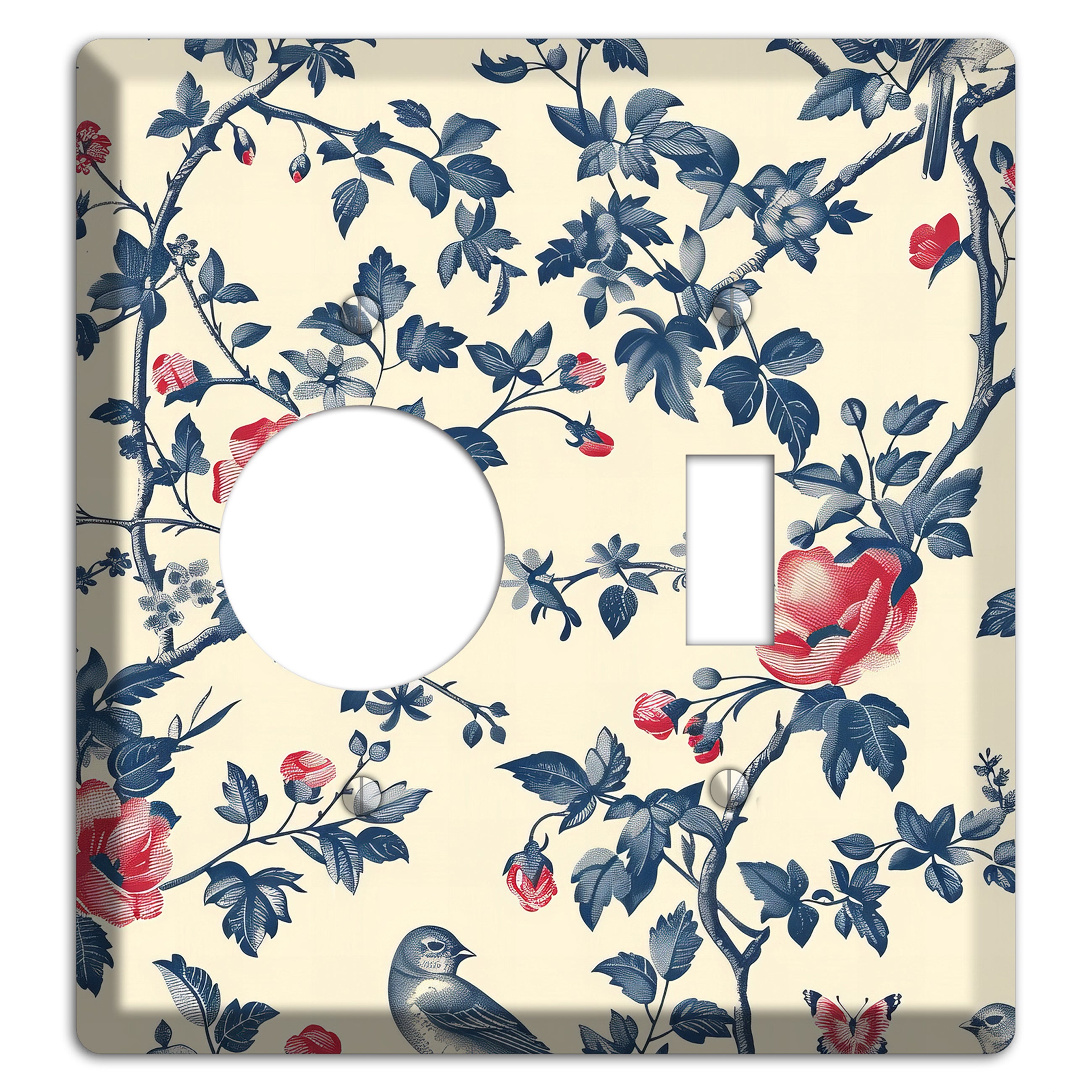 Songbirds & Thorns Receptacle / Toggle Wallplate