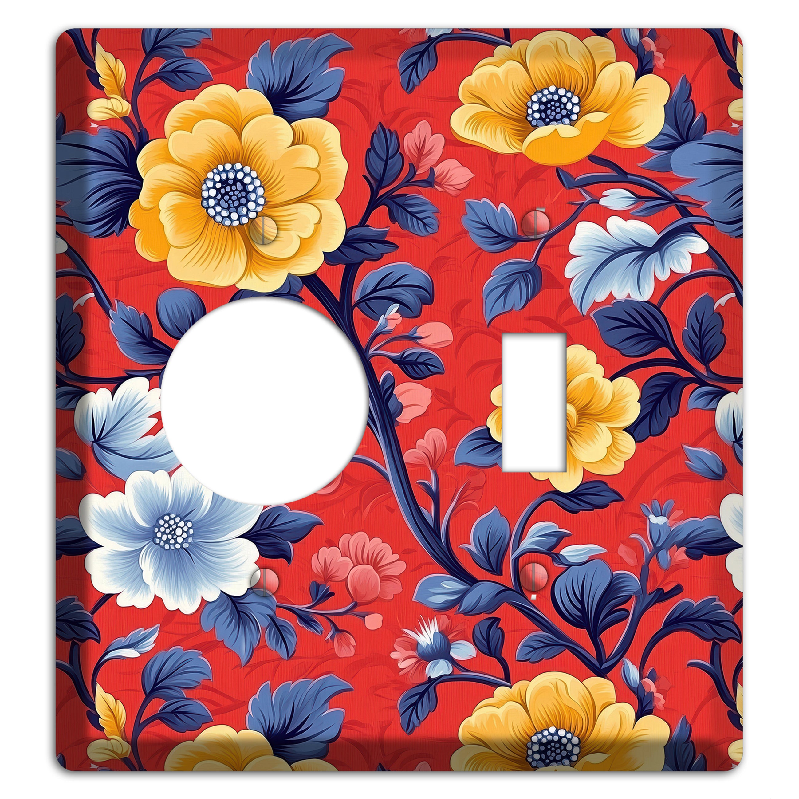 Scarlet Garden Reverie Receptacle / Toggle Wallplate