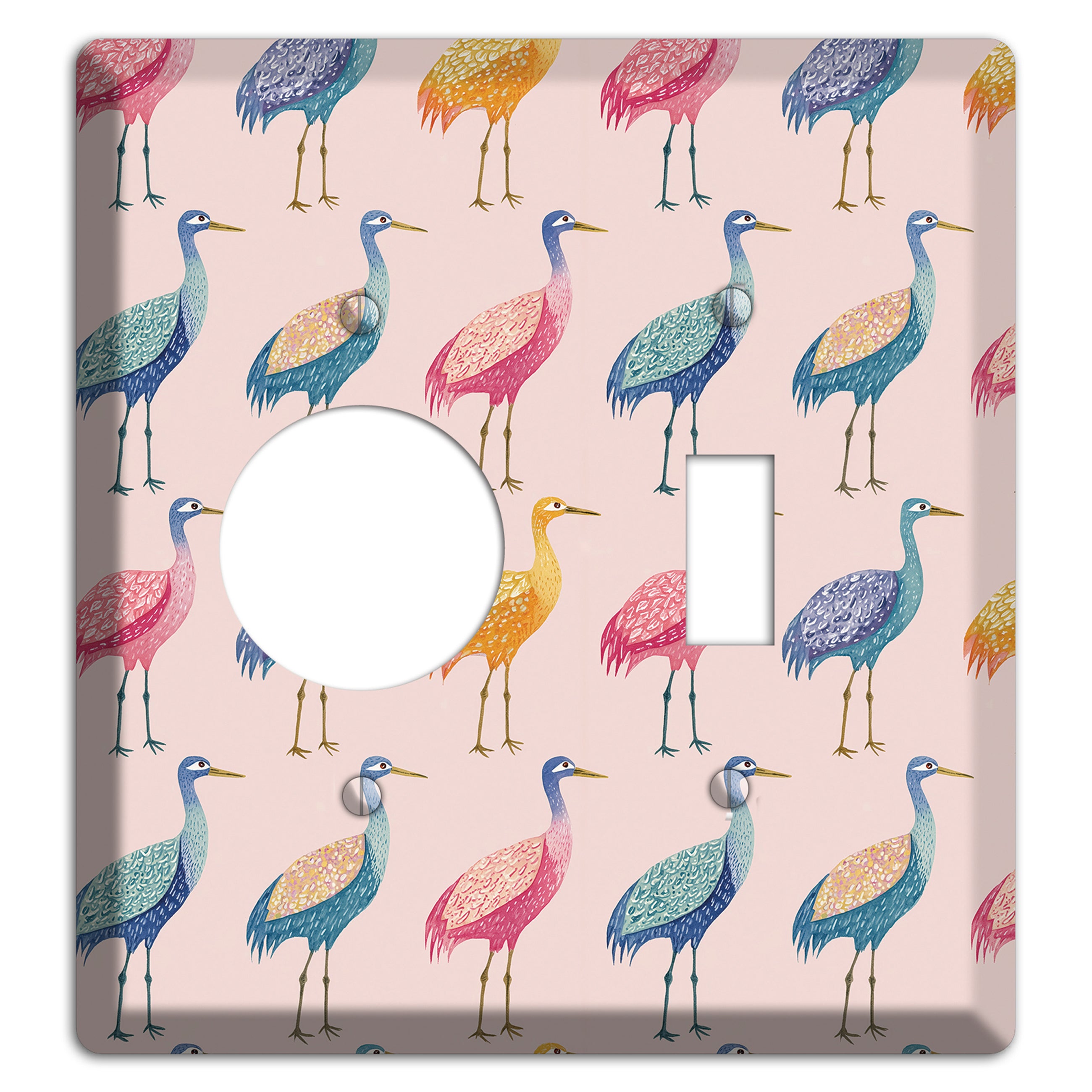 Rainbow Marsh Parade Receptacle / Toggle Wallplate