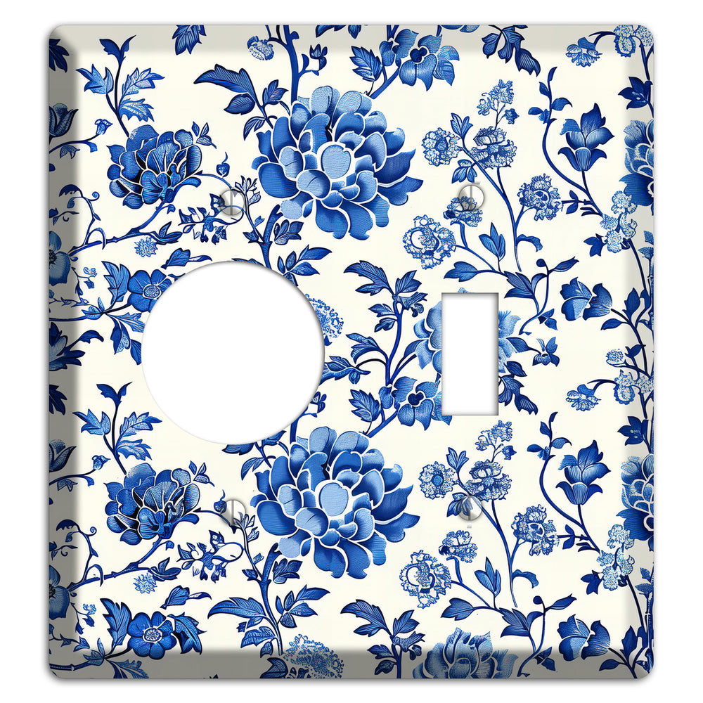 Porcelain Garden Reverie Receptacle / Toggle Wallplate