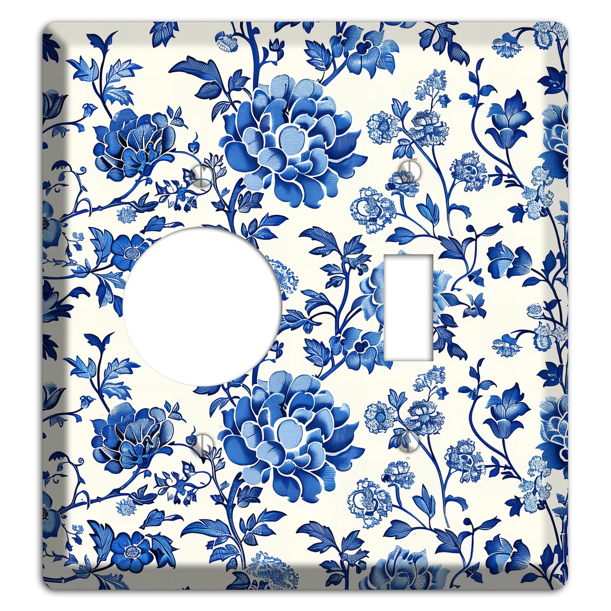 Porcelain Garden Reverie Receptacle / Toggle Wallplate
