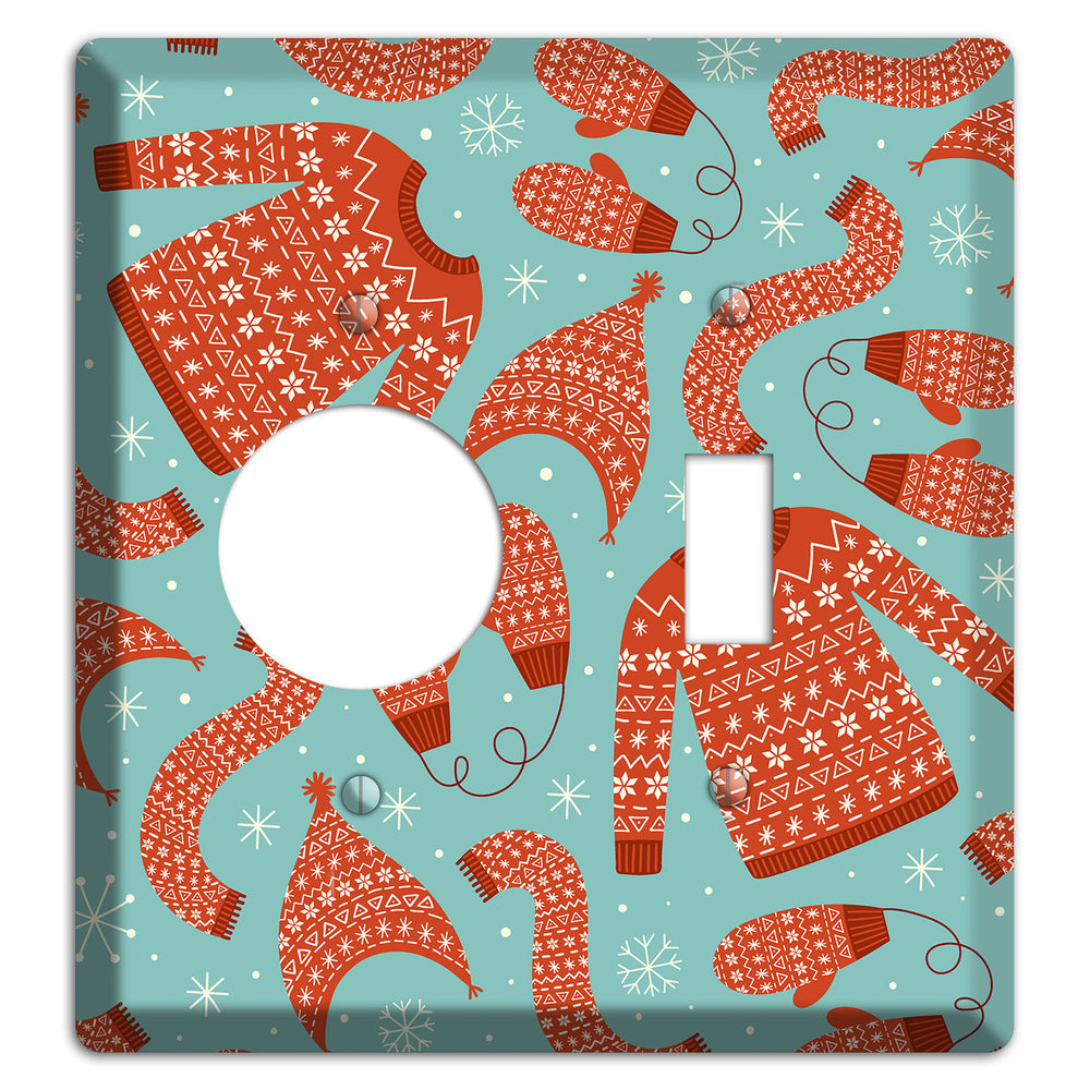 Cozy Knits & Mittens Receptacle / Toggle Wallplate