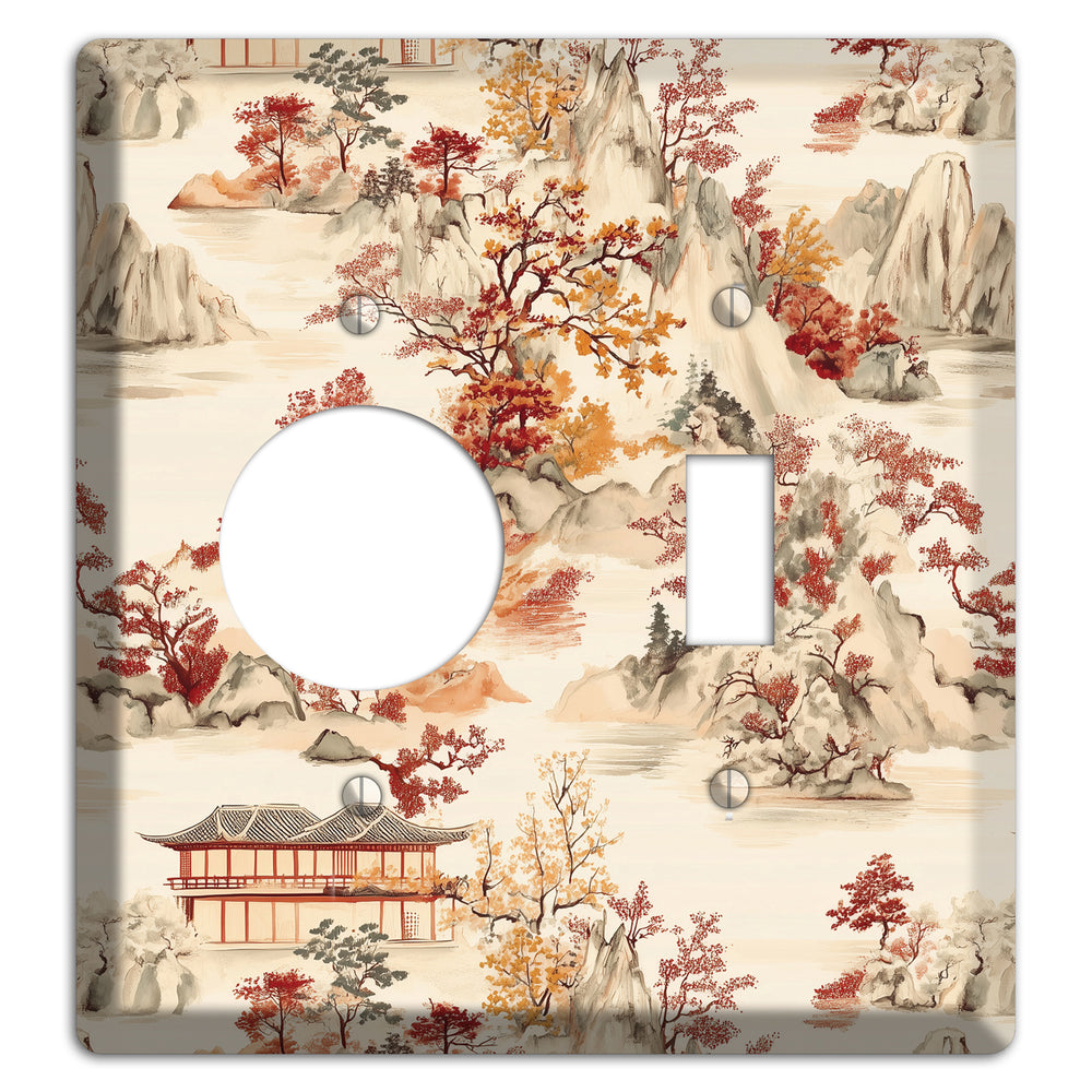 Mountain Autumn Reverie Receptacle / Toggle Wallplate