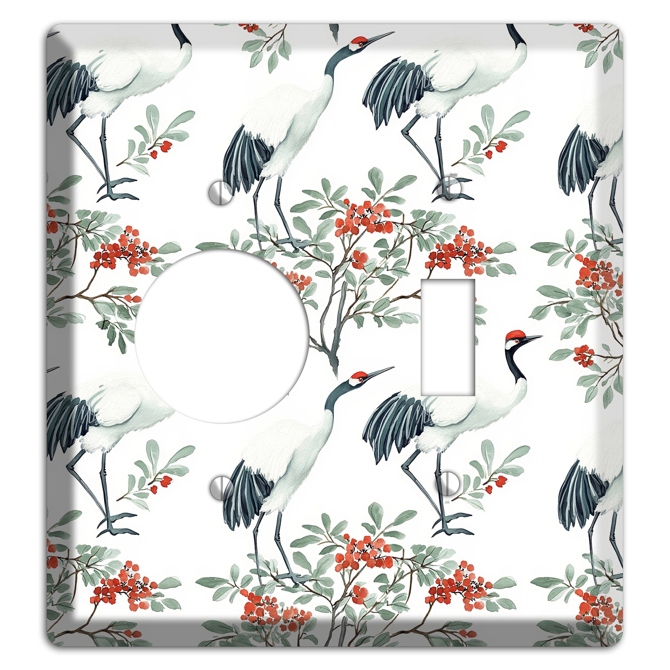 Scarlet Crown Reverie Receptacle / Toggle Wallplate
