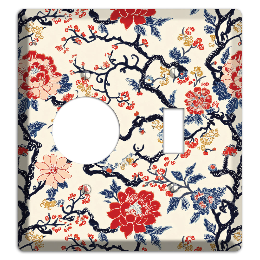 Crimson Branch Reverie Receptacle / Toggle Wallplate