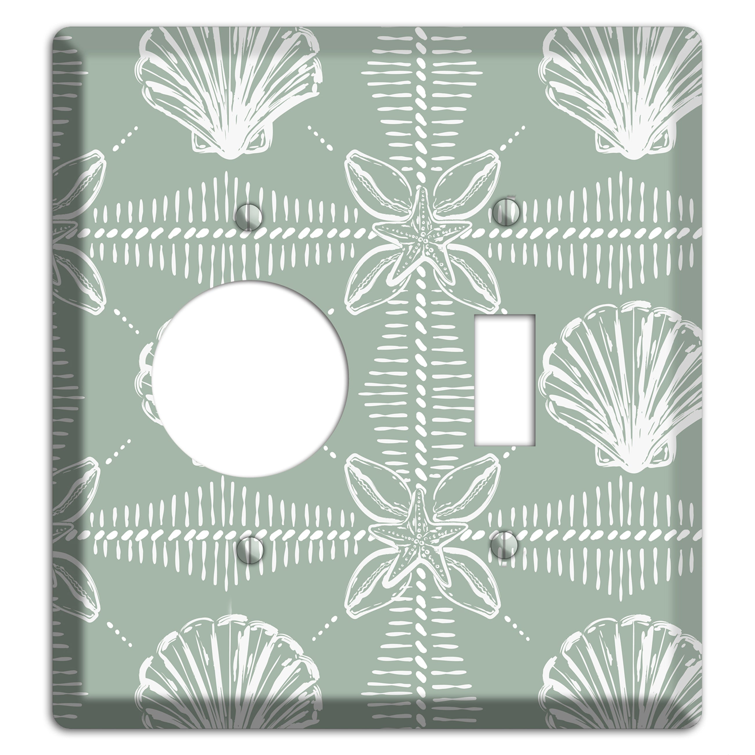 Sage Tide Relics Receptacle / Toggle Wallplate