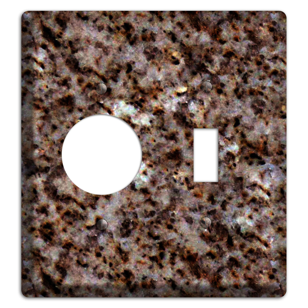 Baltic Brown Granite Receptacle / Toggle Wallplate