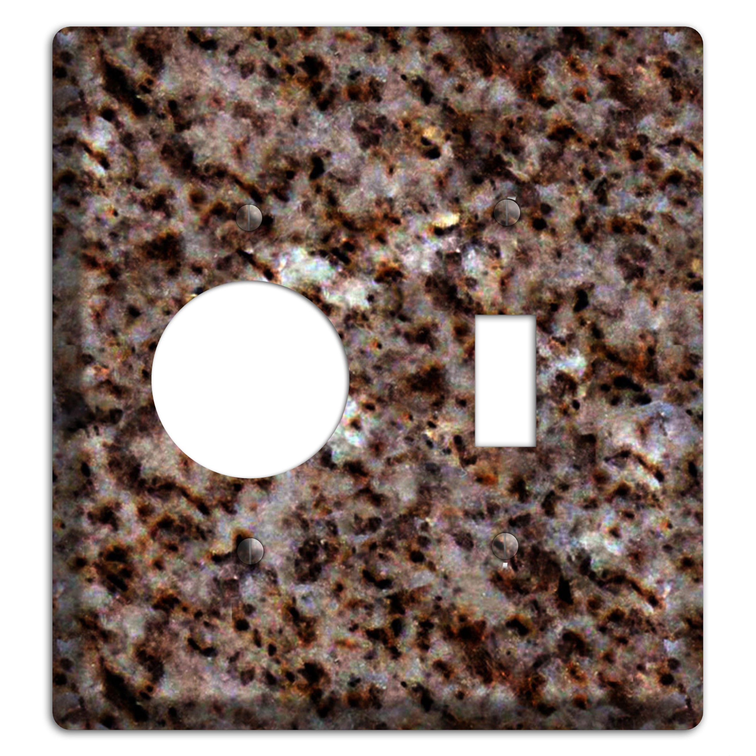 Baltic Brown Granite Receptacle / Toggle Wallplate