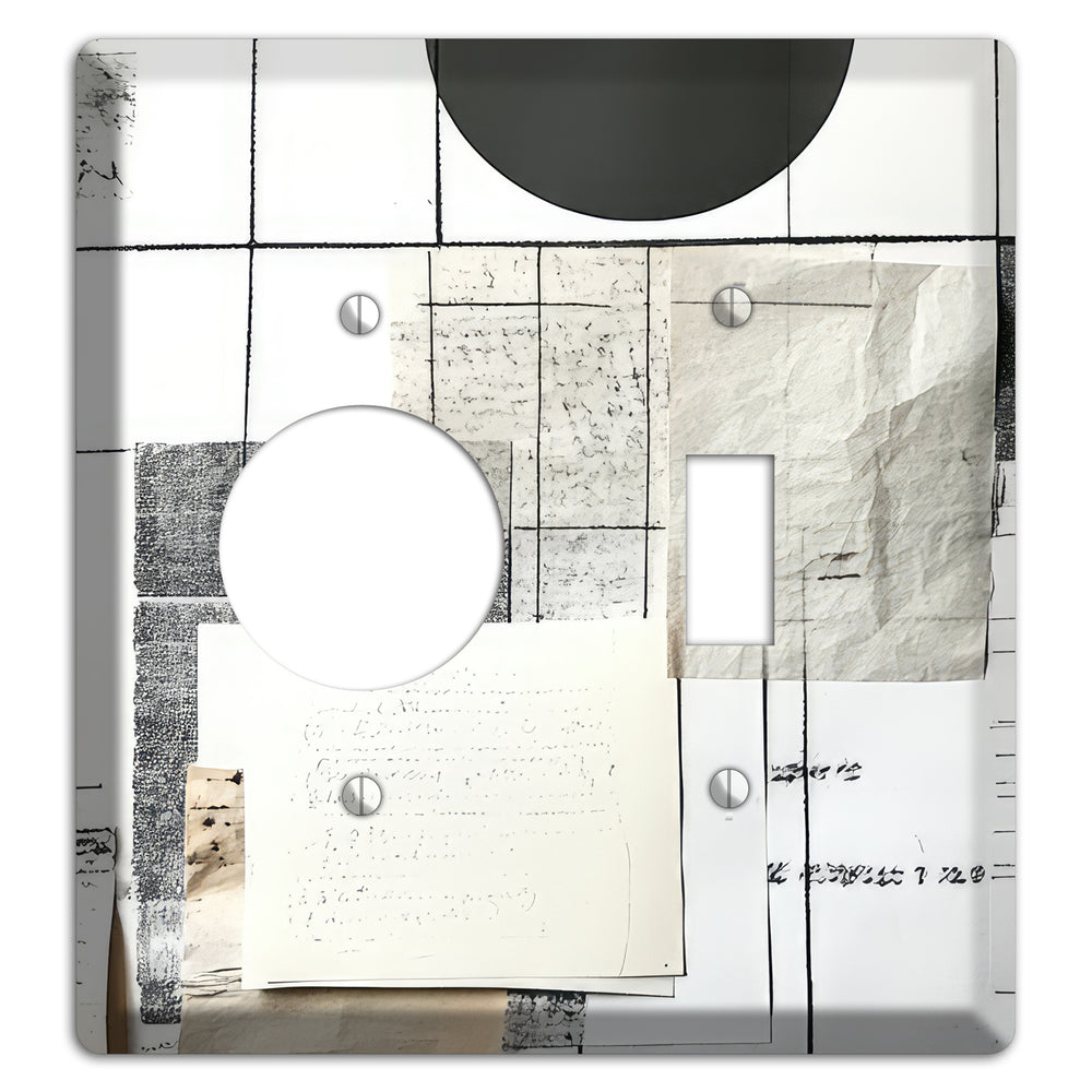 Paper & Memory Receptacle / Toggle Wallplate