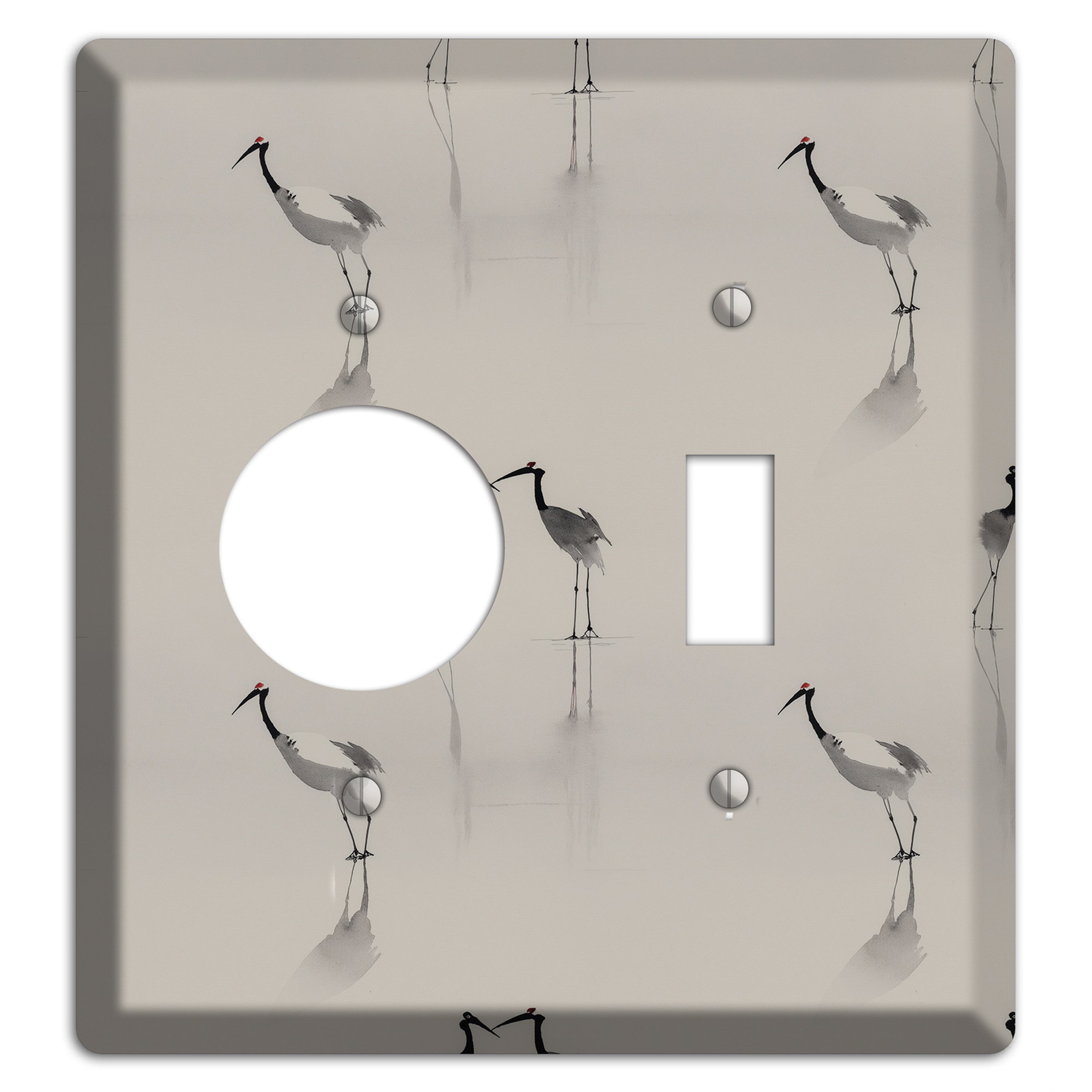 Mist & Mirror Vigil Receptacle / Toggle Wallplate