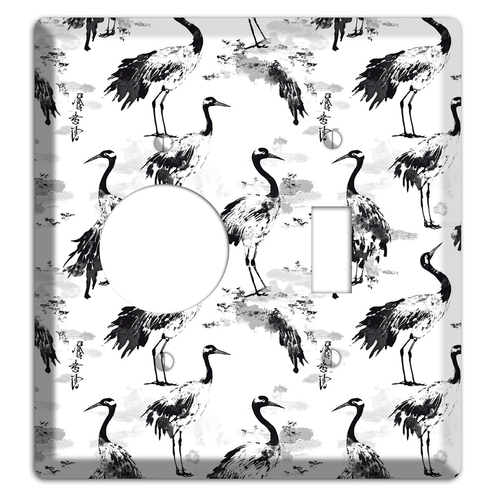 Sumi Ink Vigil Receptacle / Toggle Wallplate