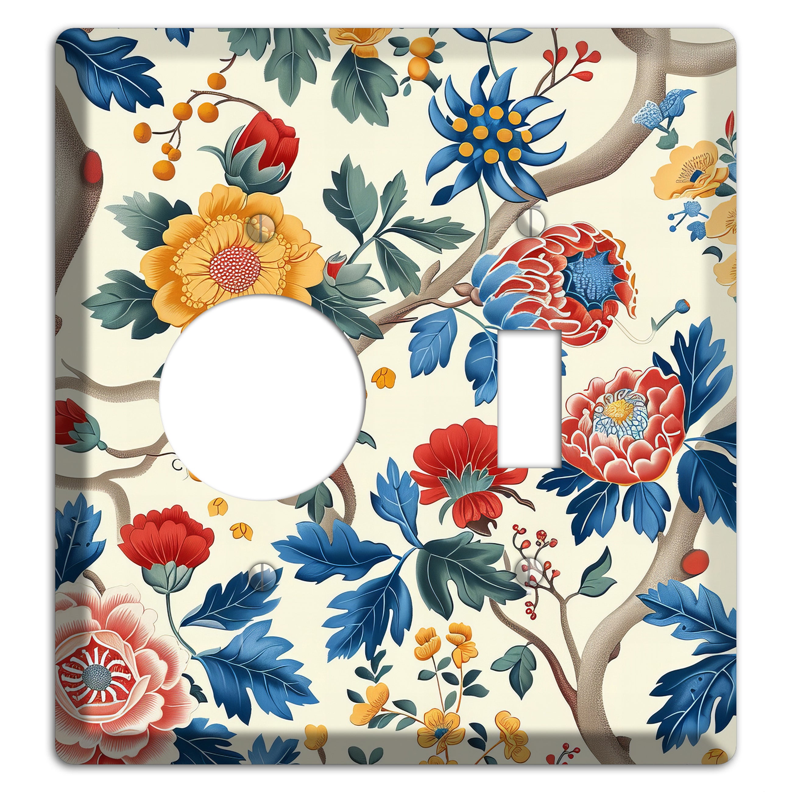 Tangled Bower Fête Receptacle / Toggle Wallplate