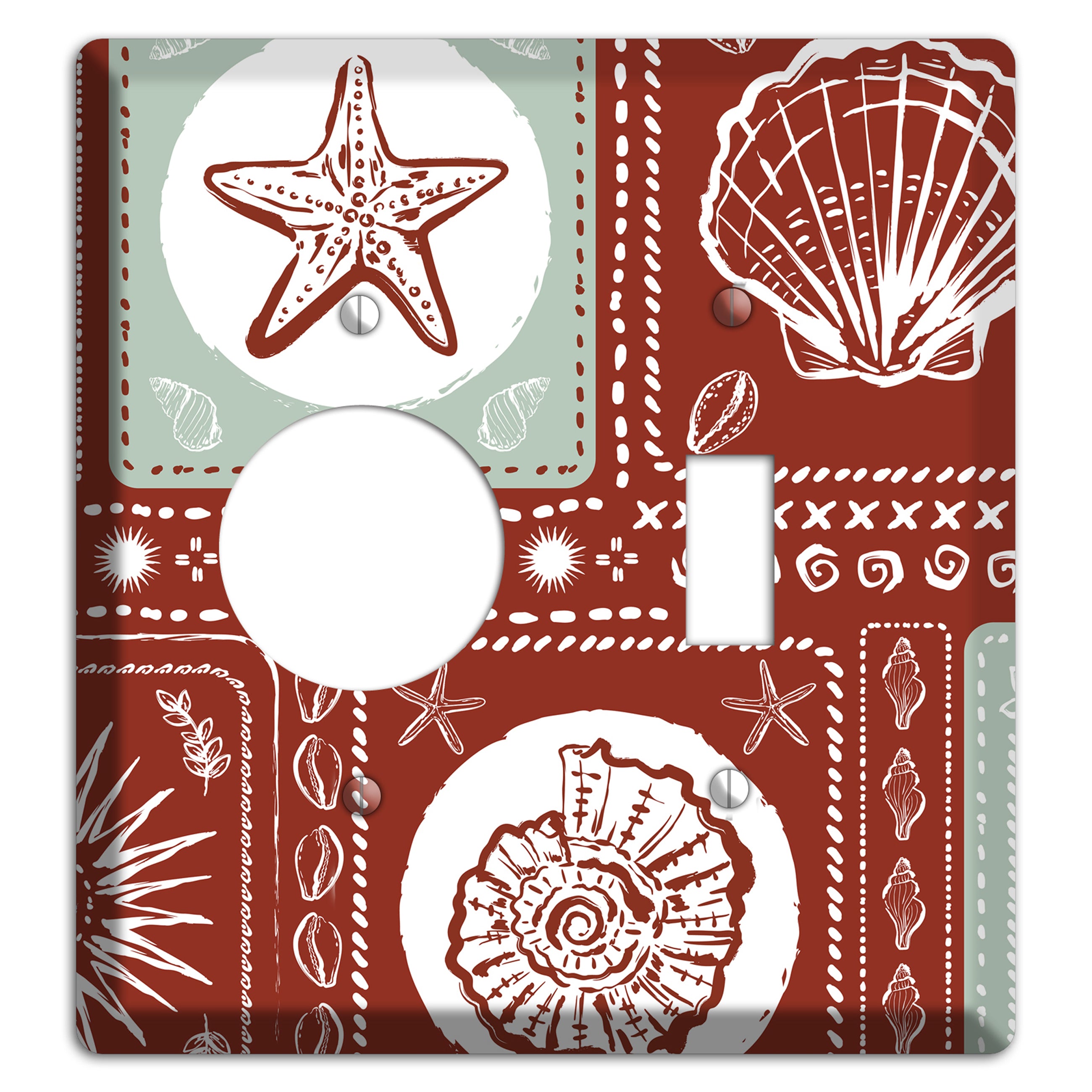 Crimson Tide Relics Receptacle / Toggle Wallplate