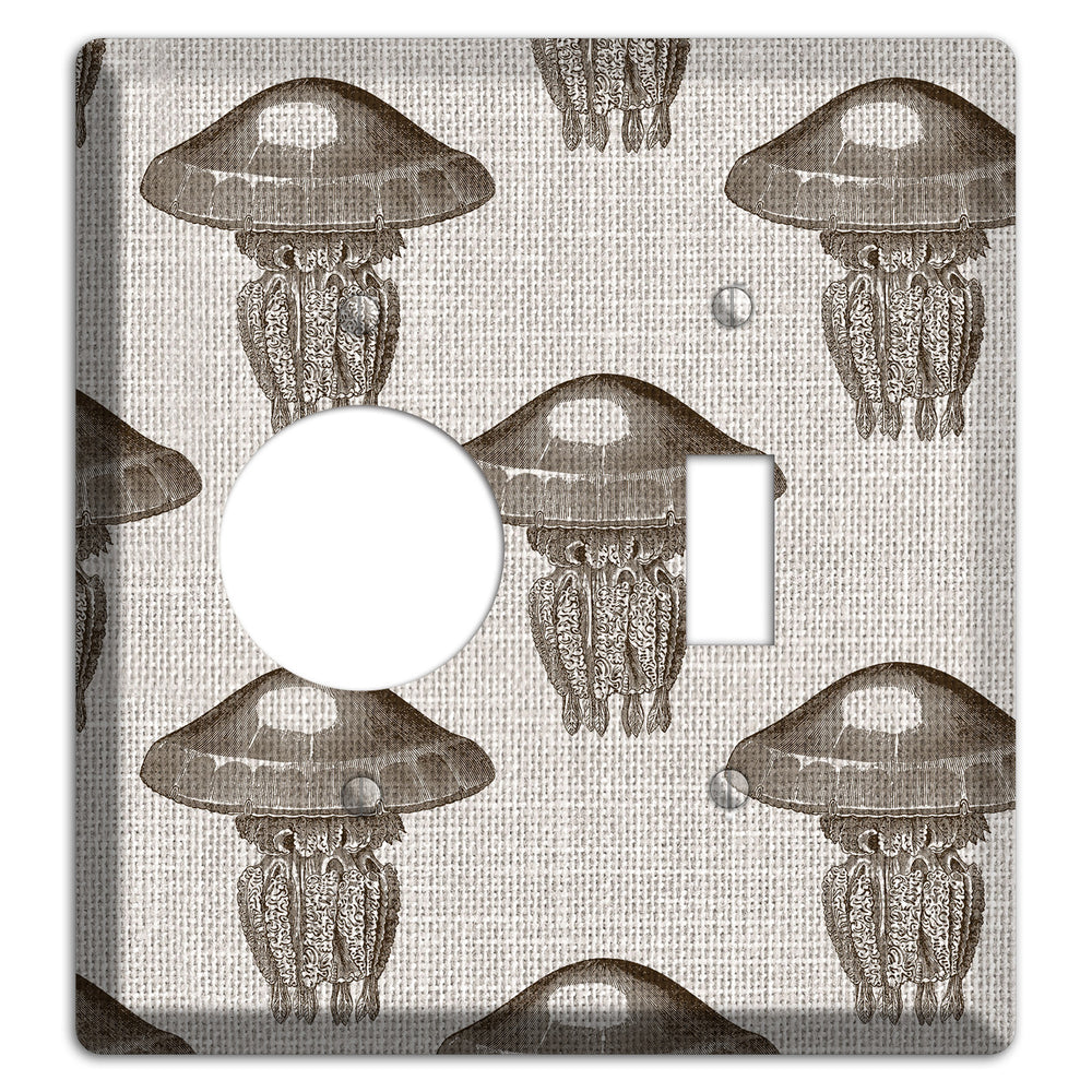 Jelly Drift Receptacle / Toggle Wallplate